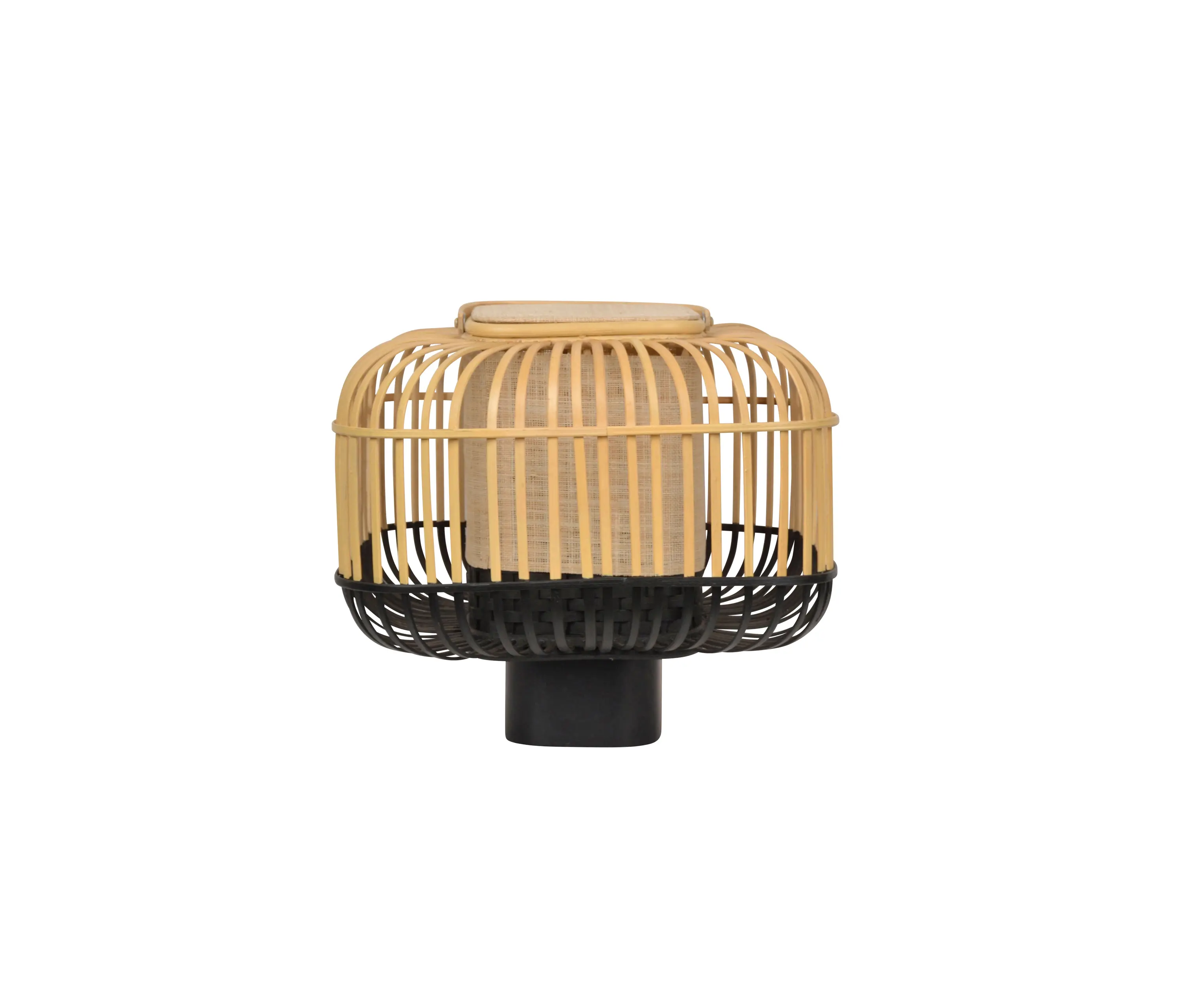 Forestier - Bamboo-Square | Table Lamp |-Square S Black