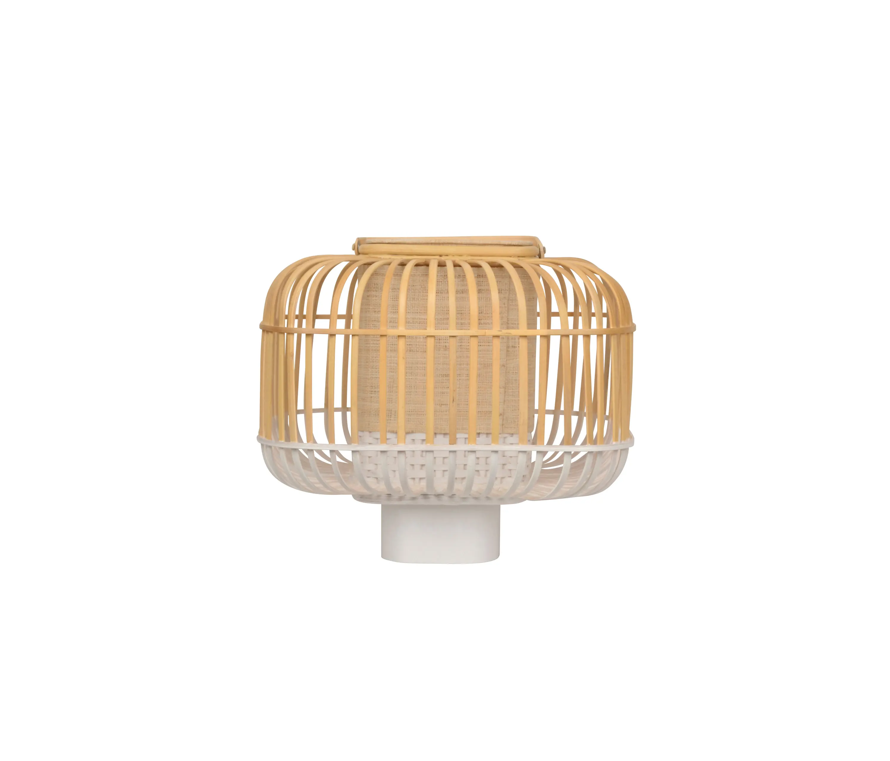 Forestier - Bamboo-Square | Table Lamp |-Square S White
