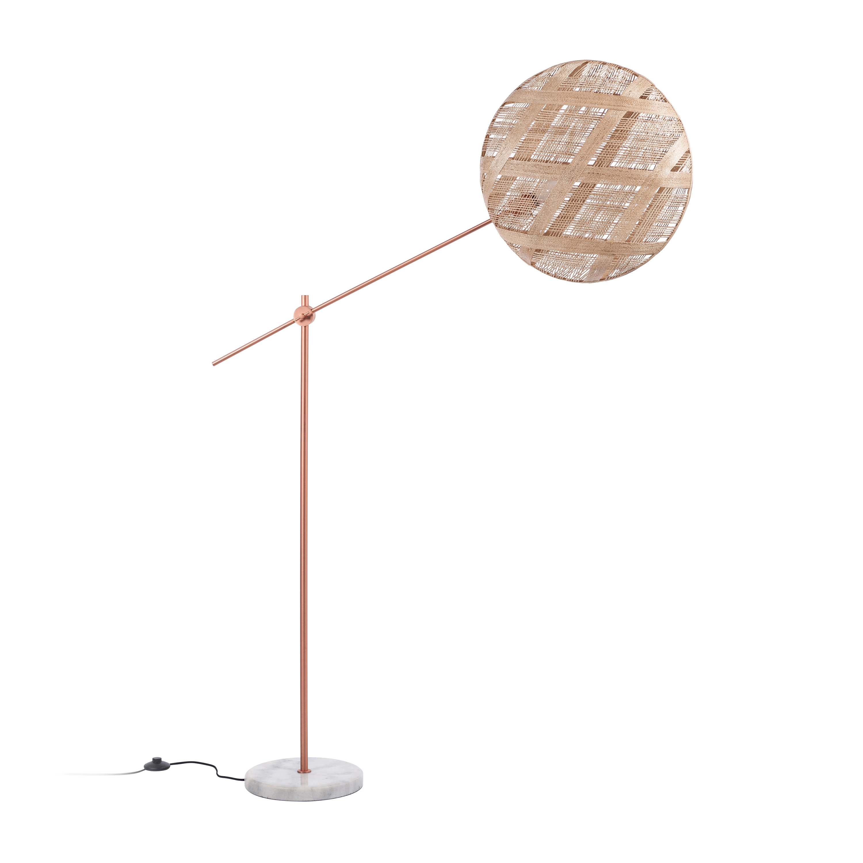 Display product Chanpen | Floor Lamp | L Copper/Natural from manufacturer Forestier