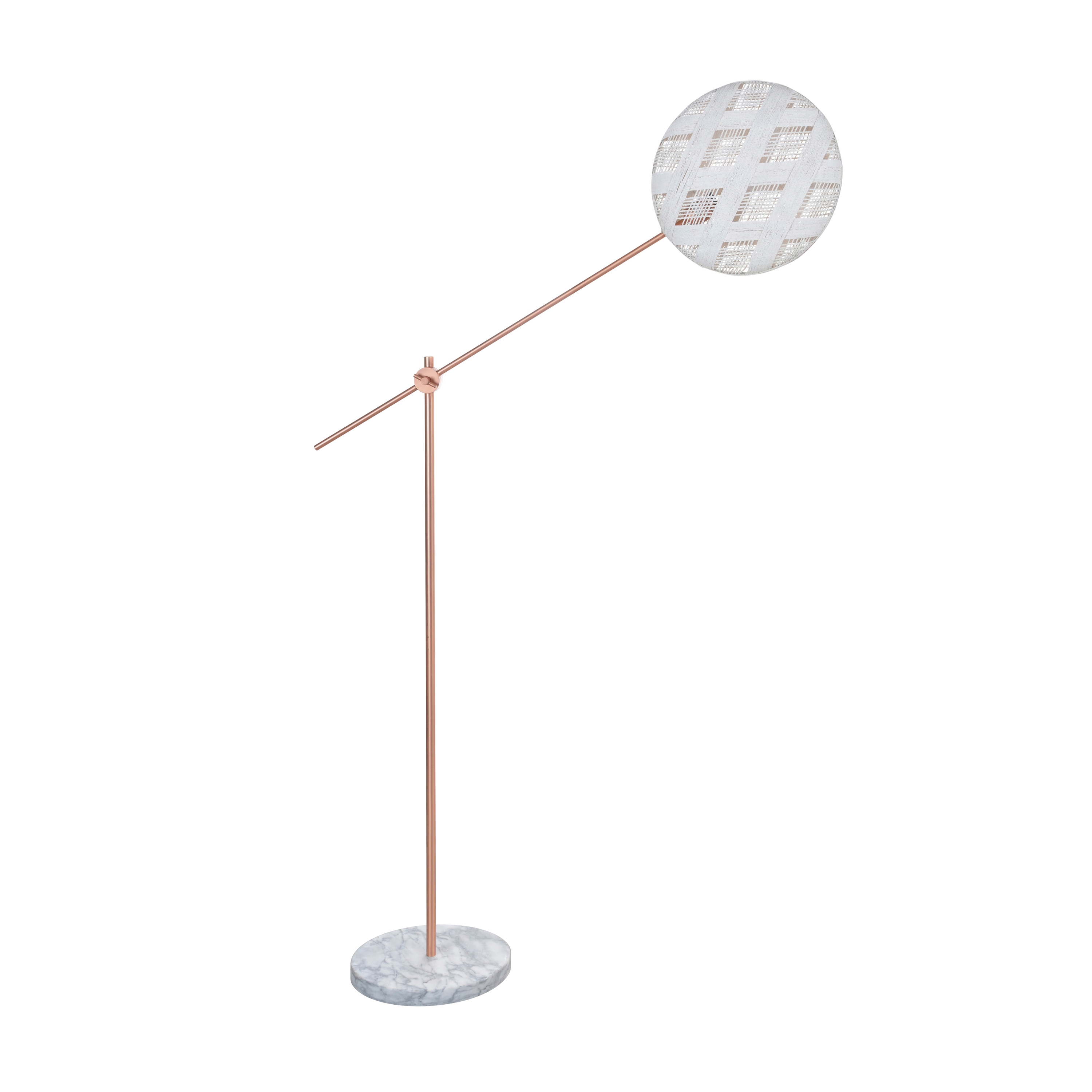Chanpen | Floor Lamp | M Copper/White