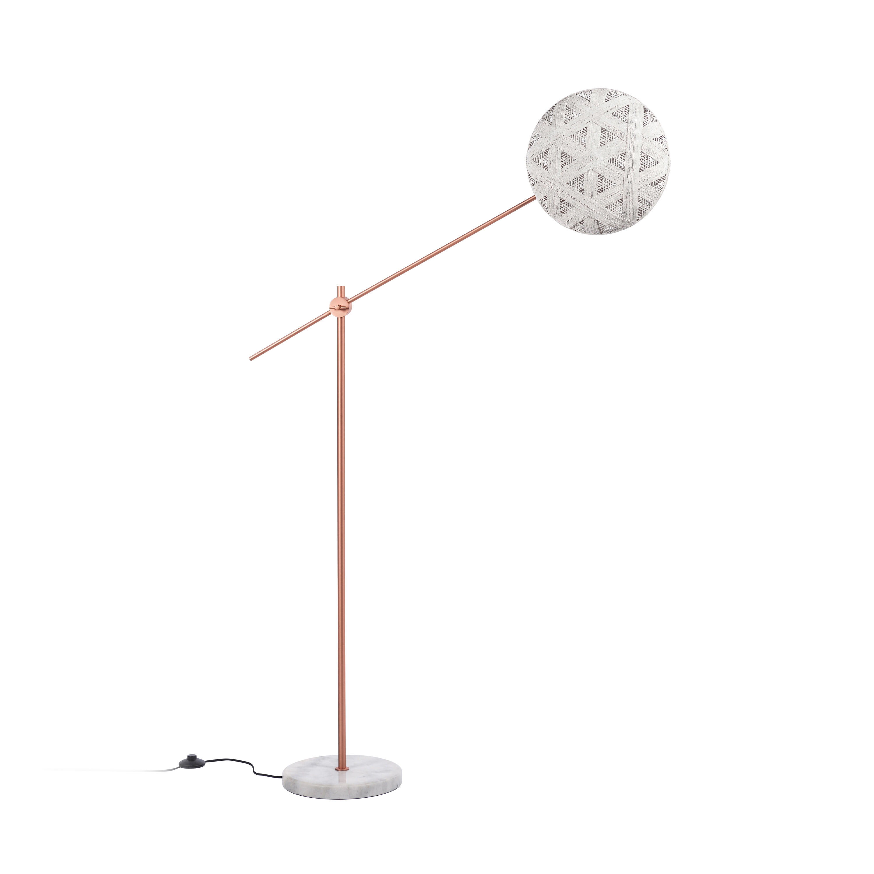 Chanpen | Floor Lamp | M Copper/White