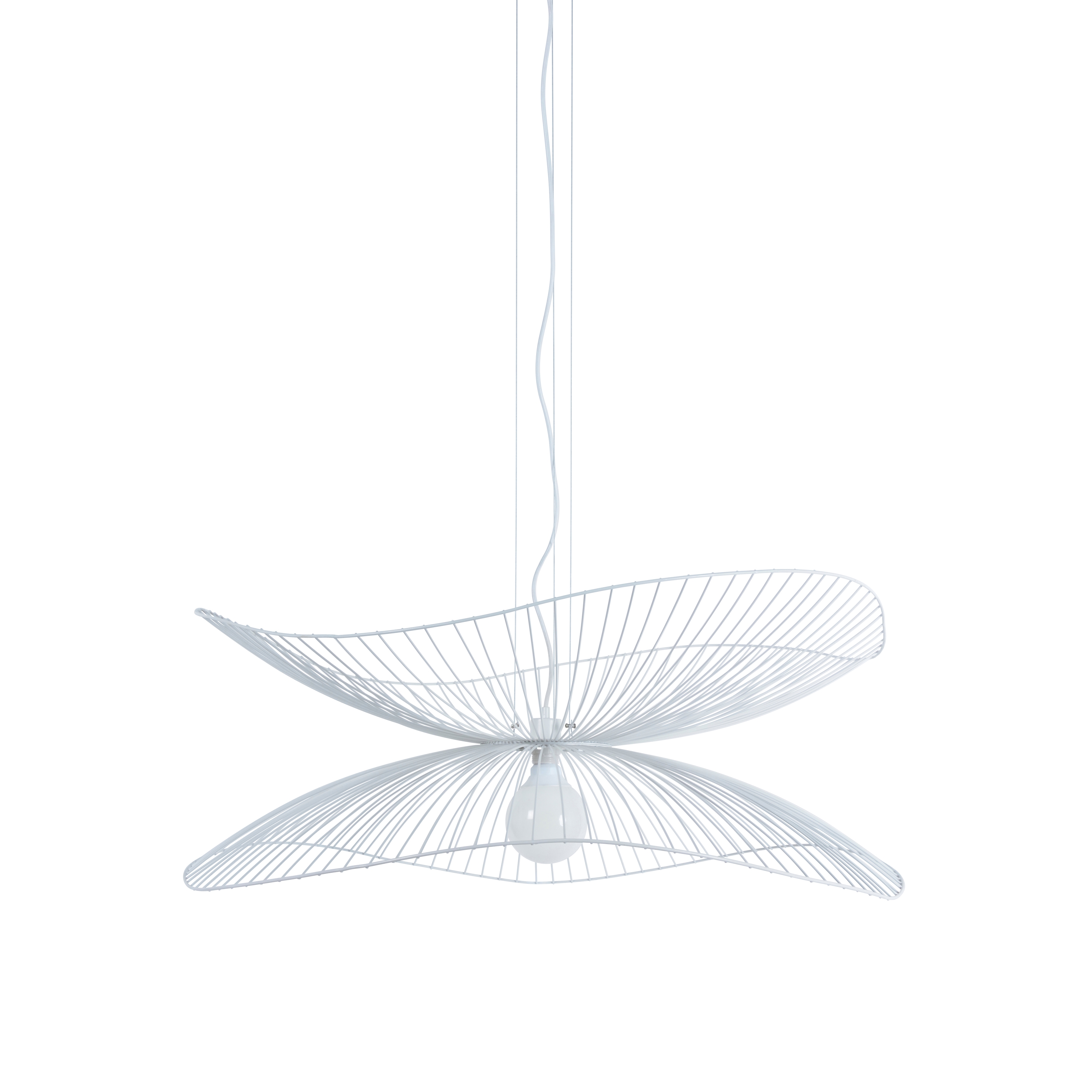 LIBELLULE | SUSPENSION | L blanc