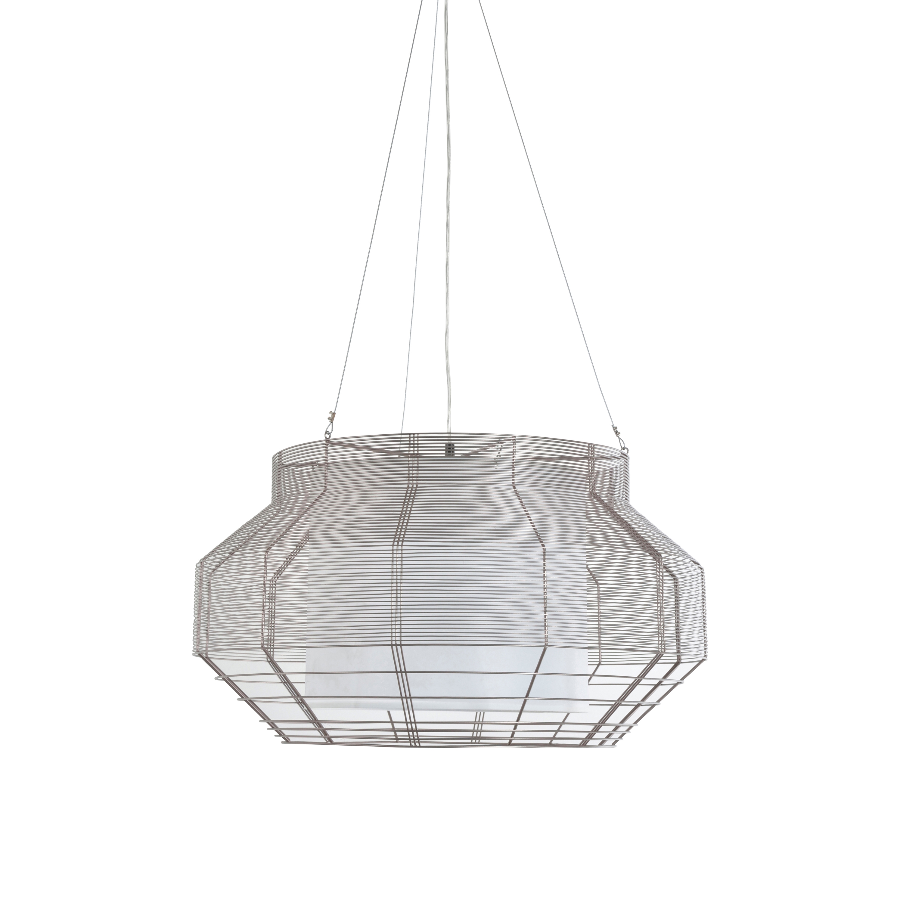 Mostra il prodotto Mesh | Pendant Lamp | L Pink Copper del produttore Forestier