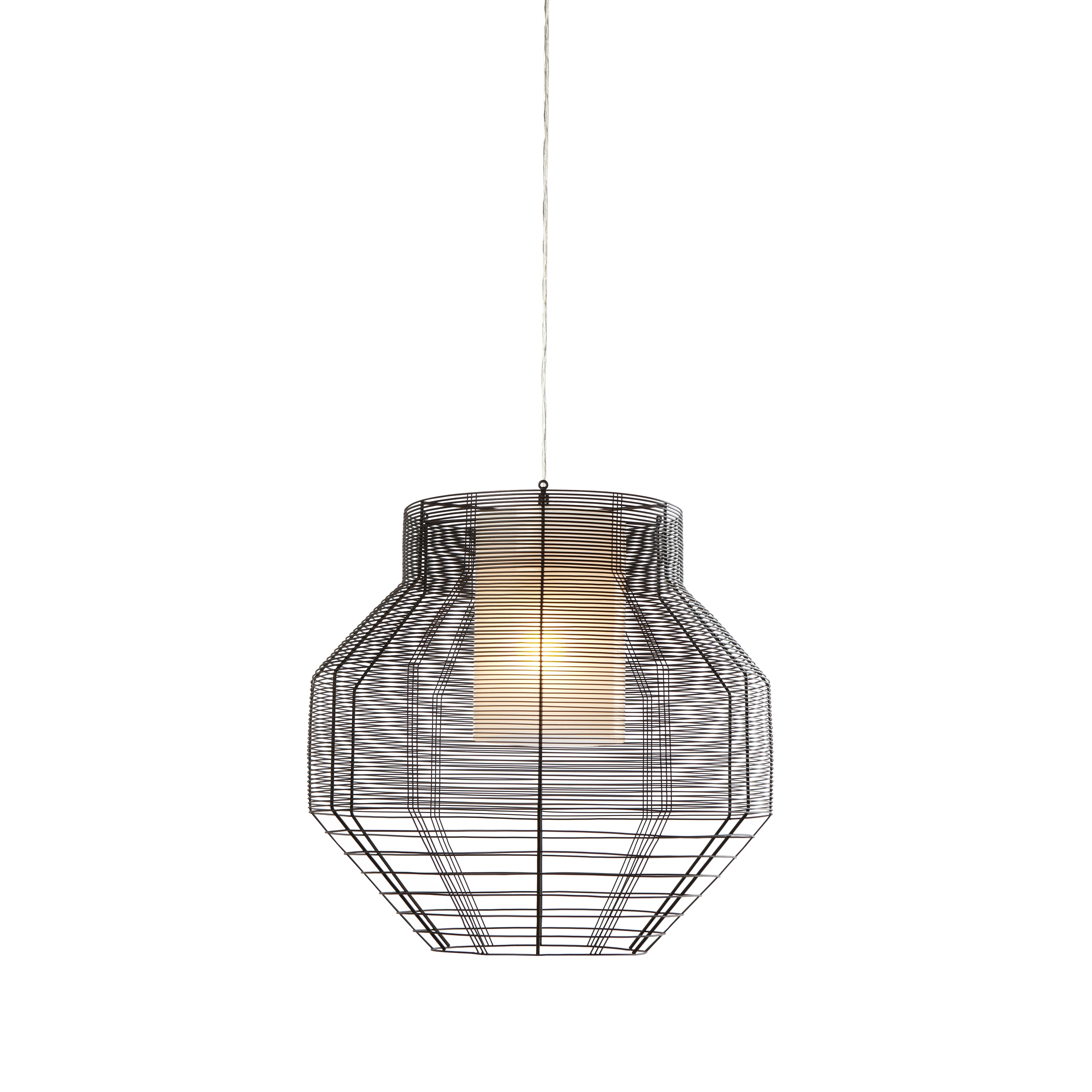 Display product Mesh | Pendant Lamp | M Black from manufacturer Forestier