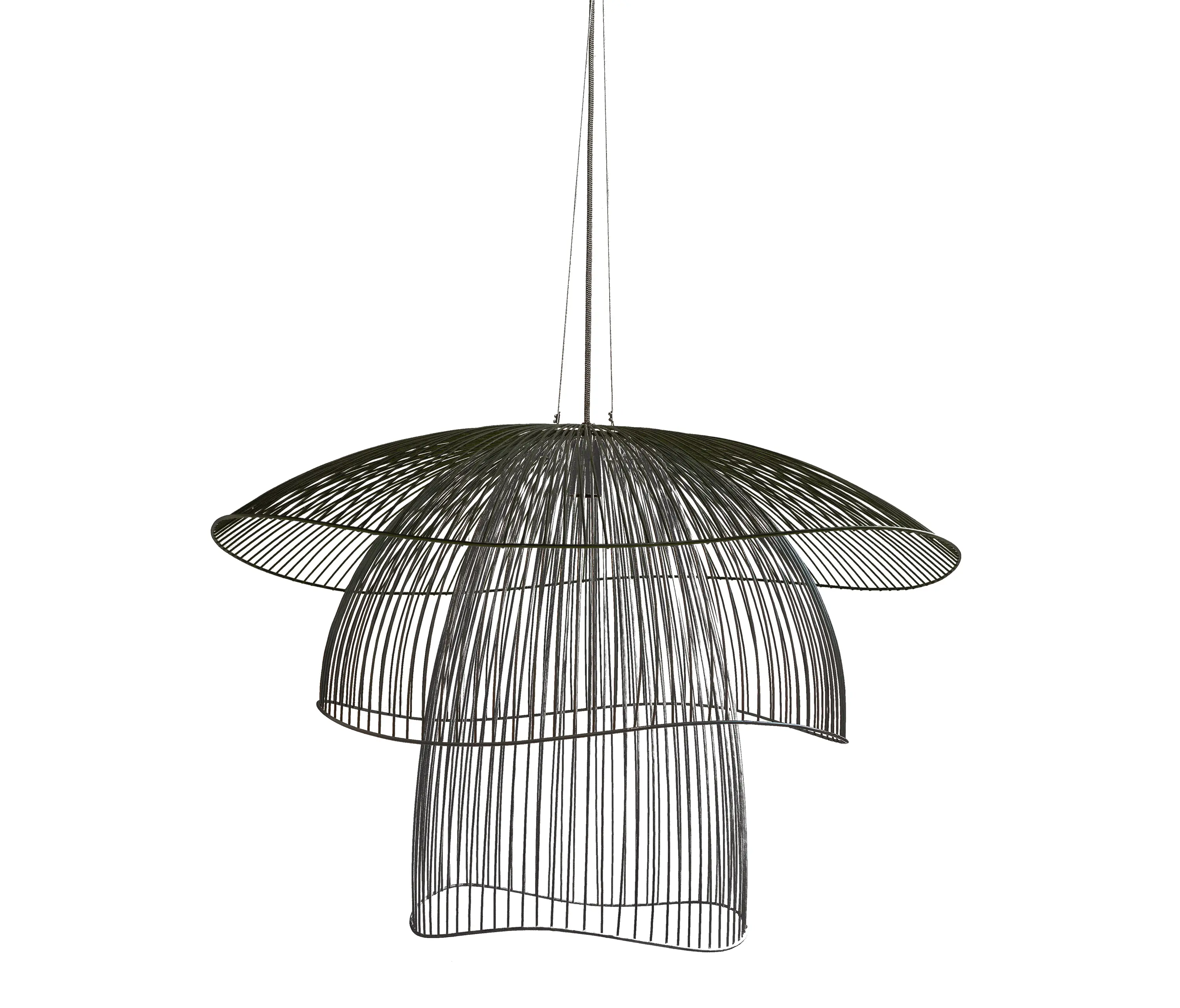 Forestier - Papillon | Pendant Lamp | L Black