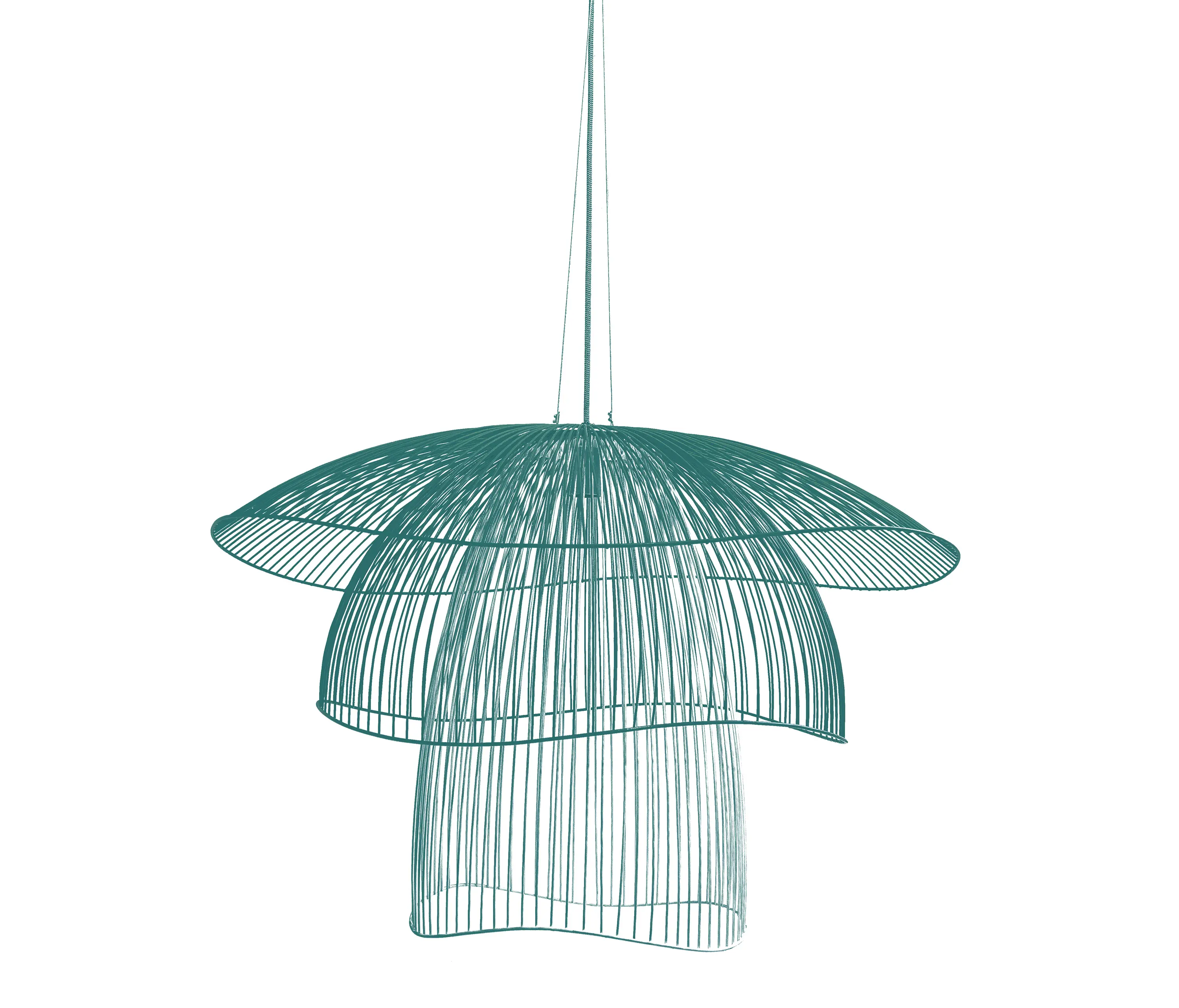 Forestier - Papillon | Pendant Lamp | L Blue Grey