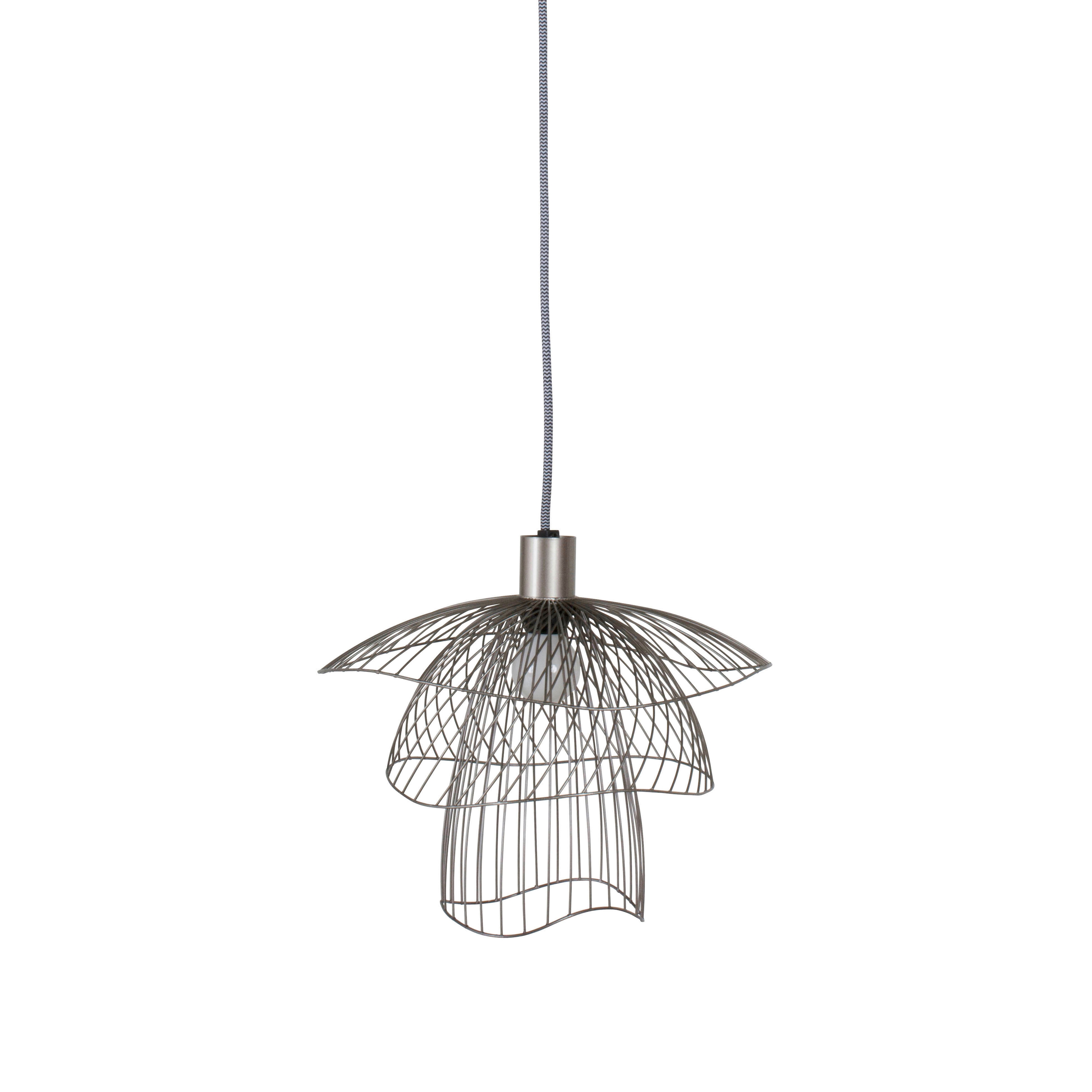 PAPILLON | SUSPENSION | XS taupe métallique