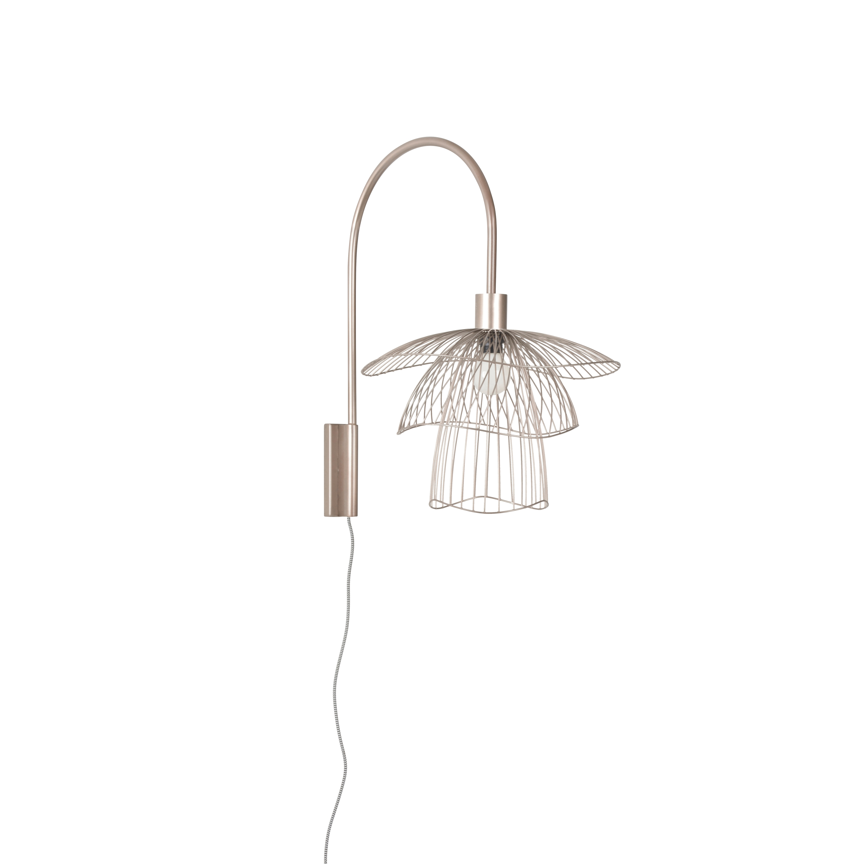Display product Papillon | Wall Lamp | XS Metallic Taupe from manufacturer Forestier