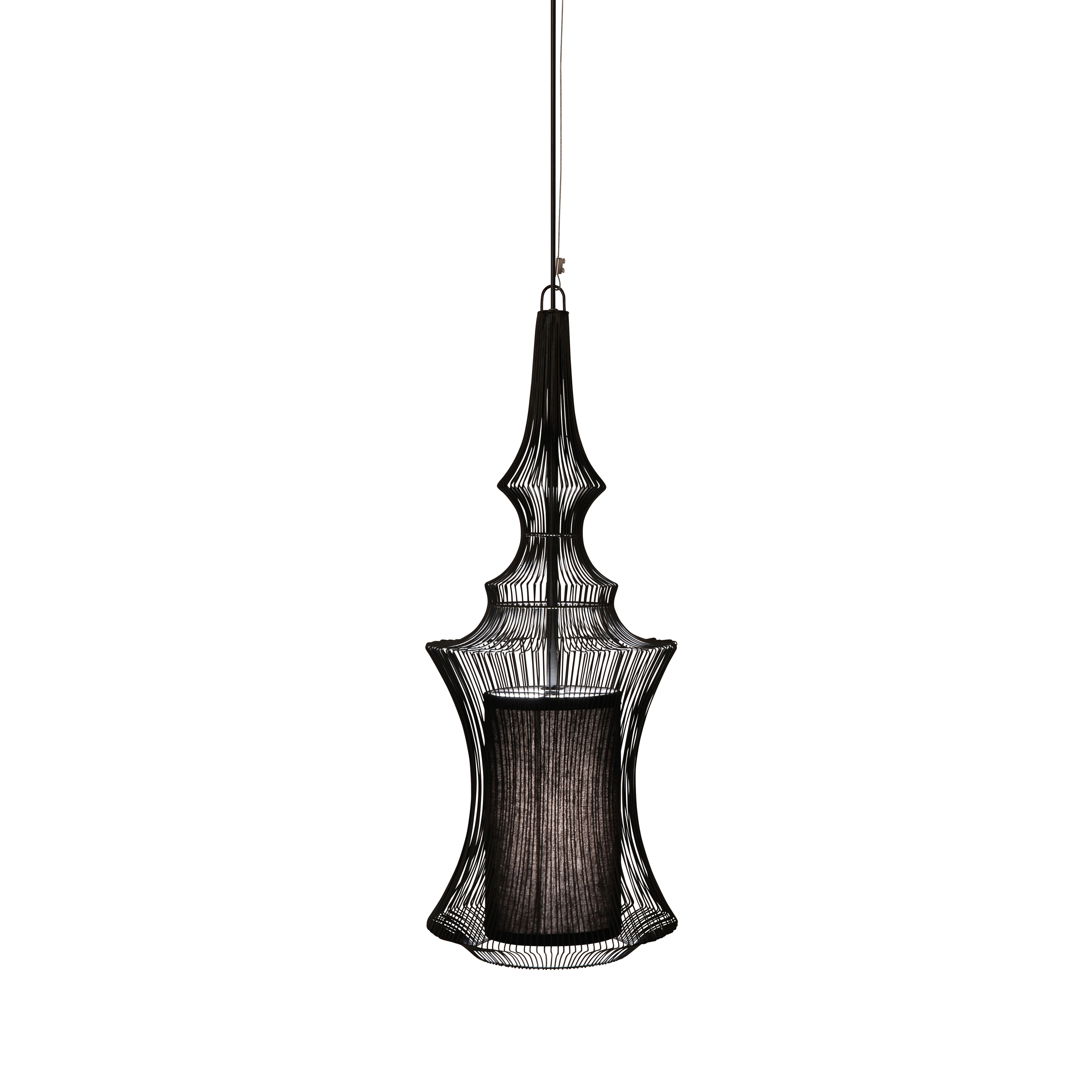 Display product Tibet | Pendant Lamp | Black from manufacturer Forestier