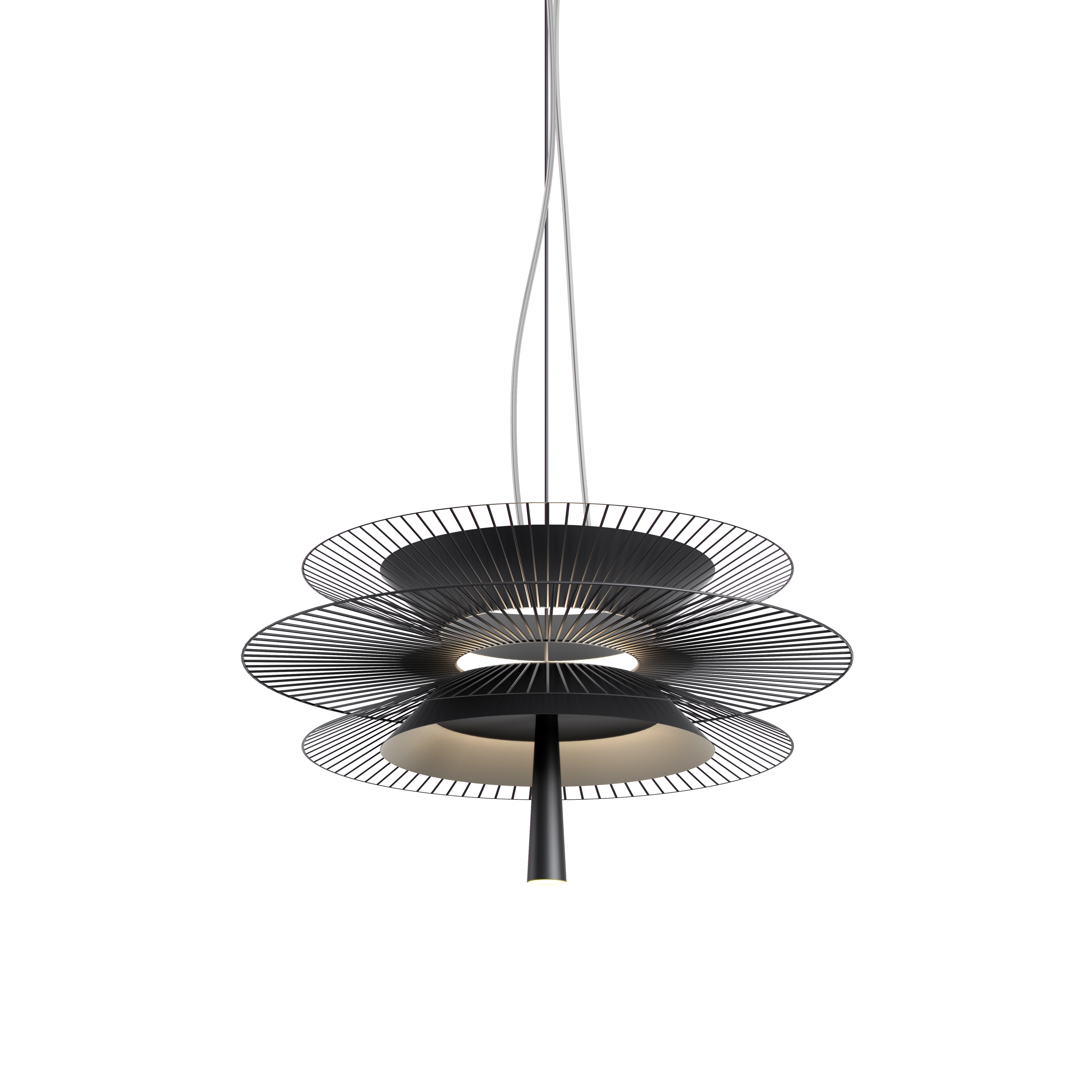 Mostra il prodotto Gravity | Pendant Lamp | 2 Black del produttore Forestier