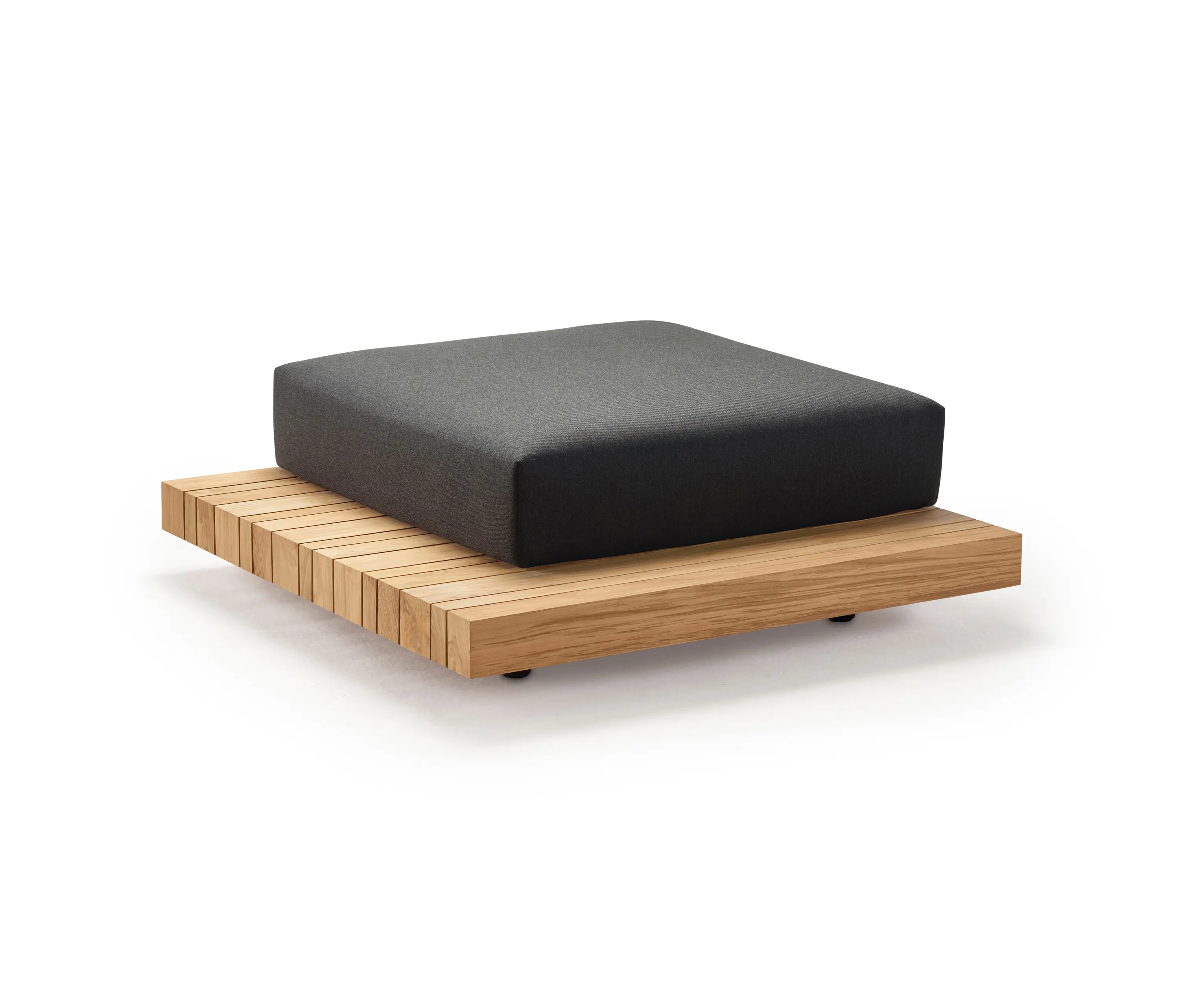 solpuri - Plateau Lounge L-Module Footstool + Side Table