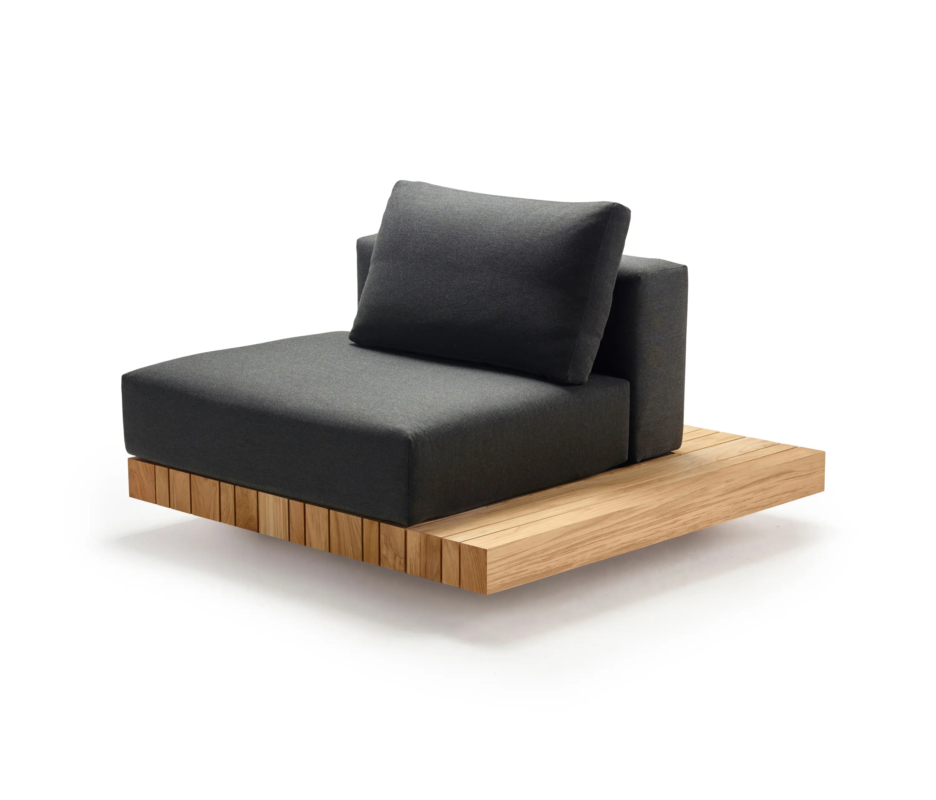 solpuri - Plateau Lounge L-Module Seat/Back + Side Table
