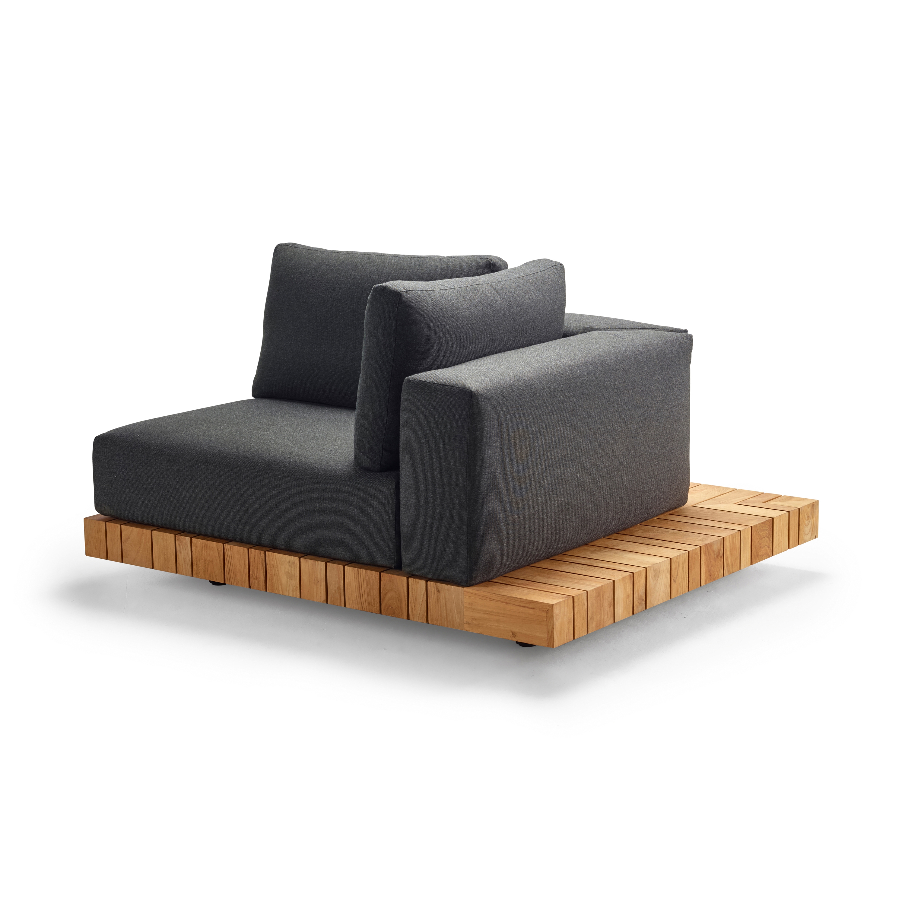 Vertoon produk Plateau Lounge XL-Module Corner left + Corner Table van vervaardiger solpuri