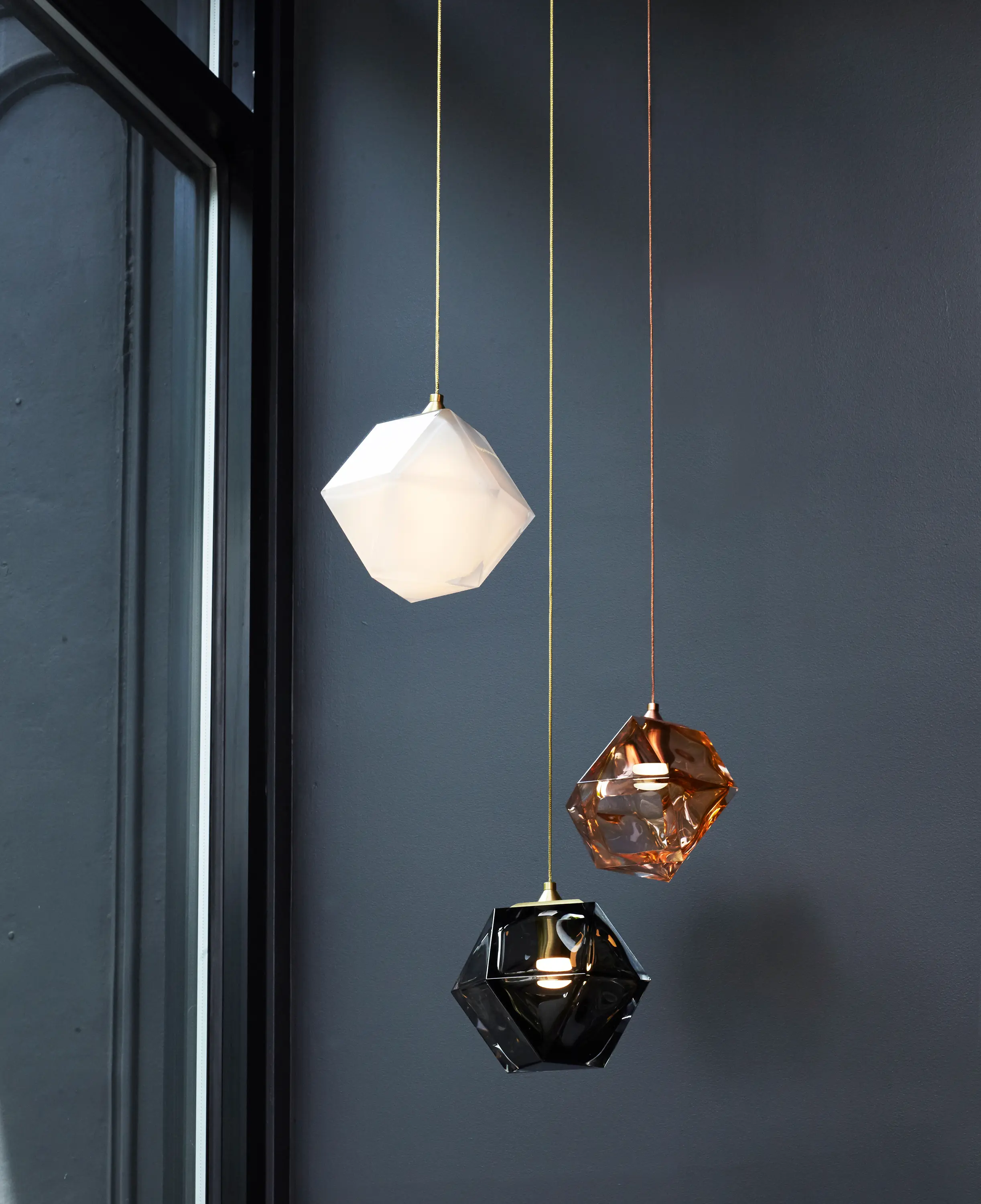 Gabriel Scott - Welles Glass Long Chandelier 22