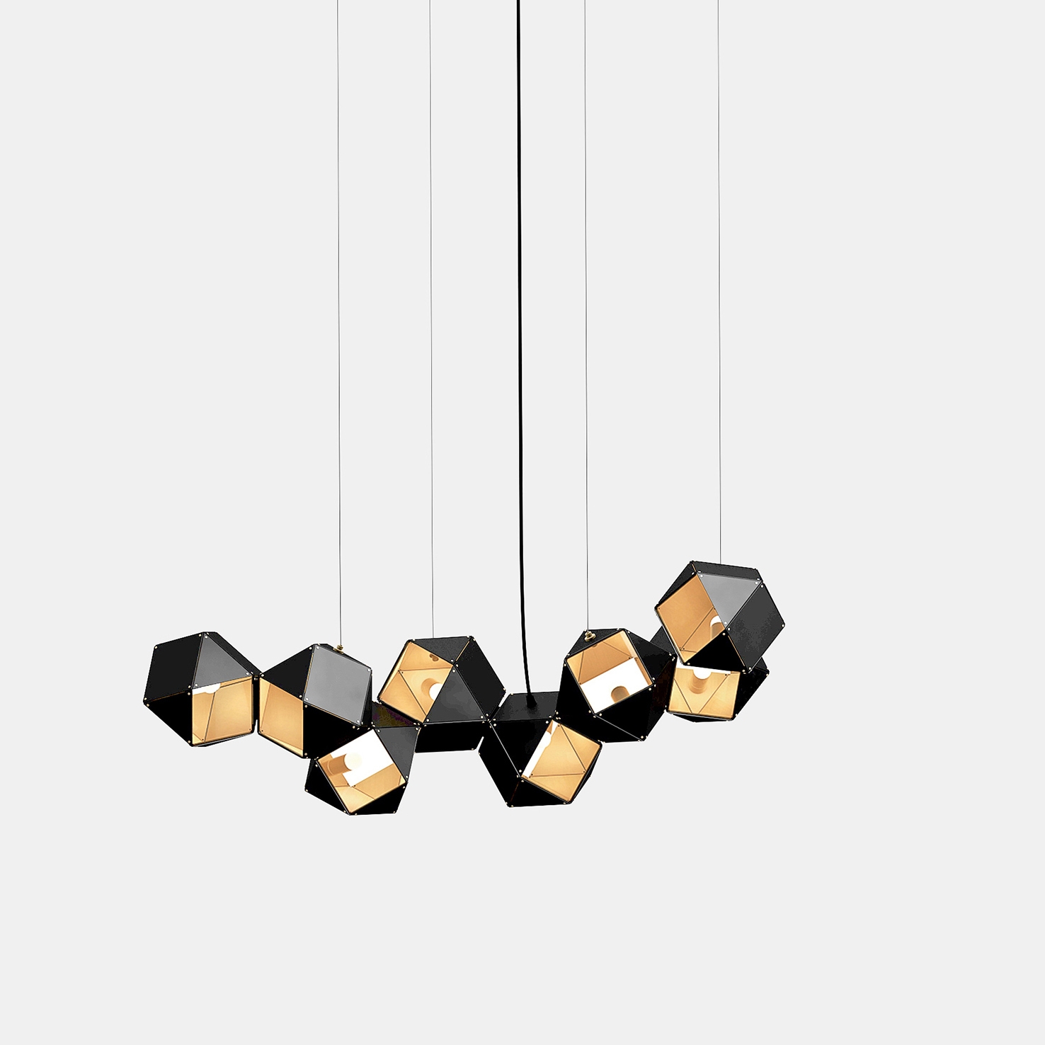 Mostra il prodotto Welles Steel Long Chandelier 8 del produttore Gabriel Scott