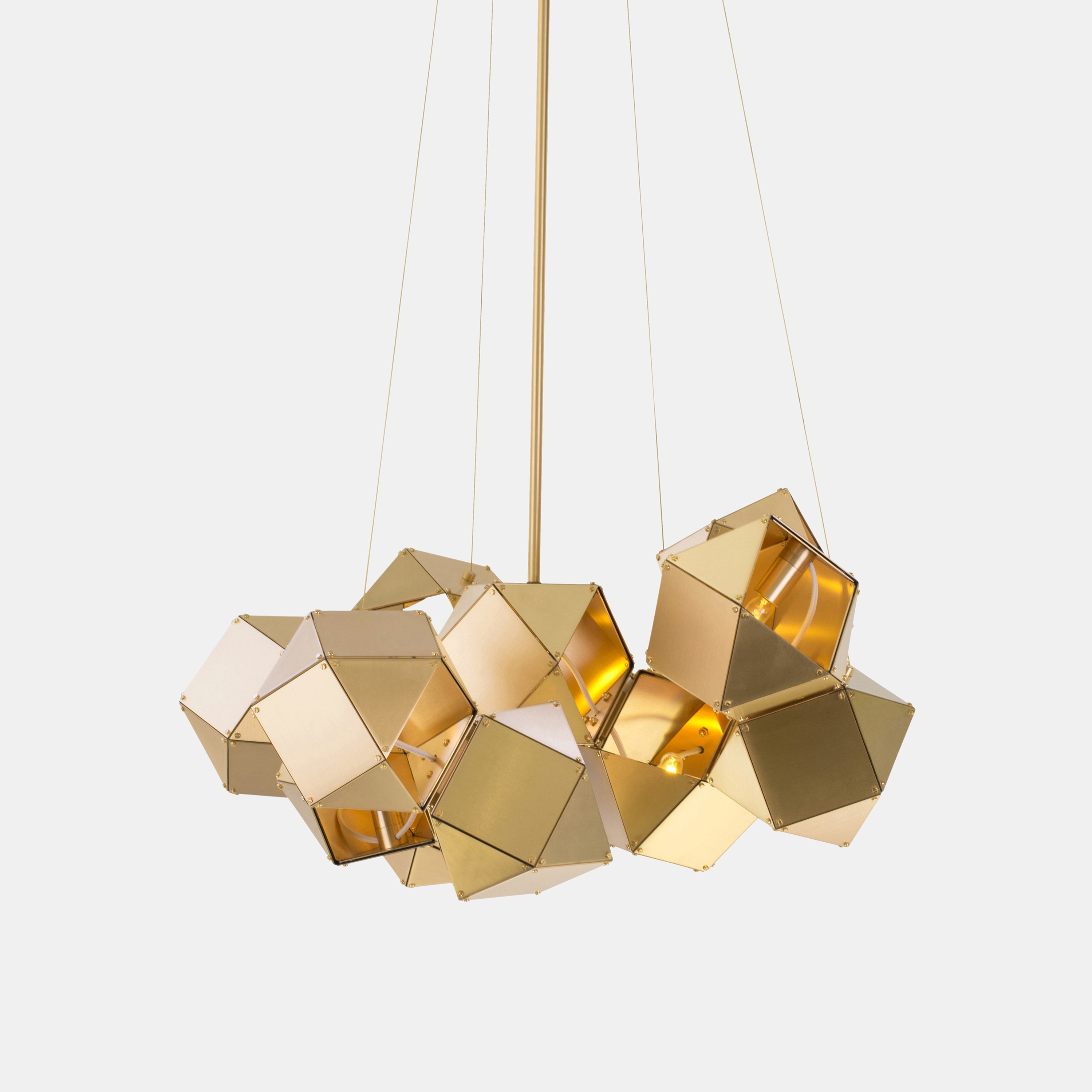 Welles Steel Central Chandelier