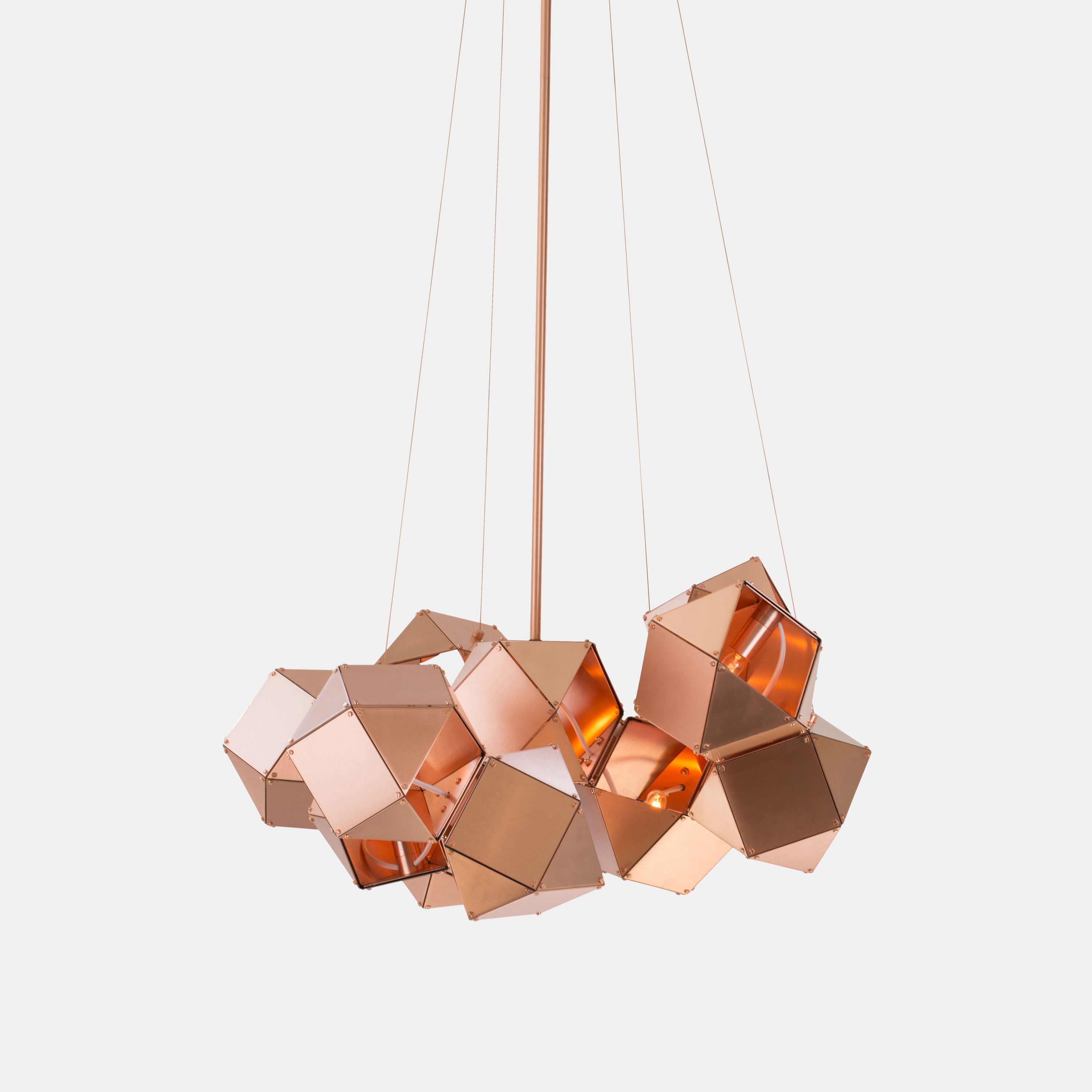Welles Steel Central Chandelier