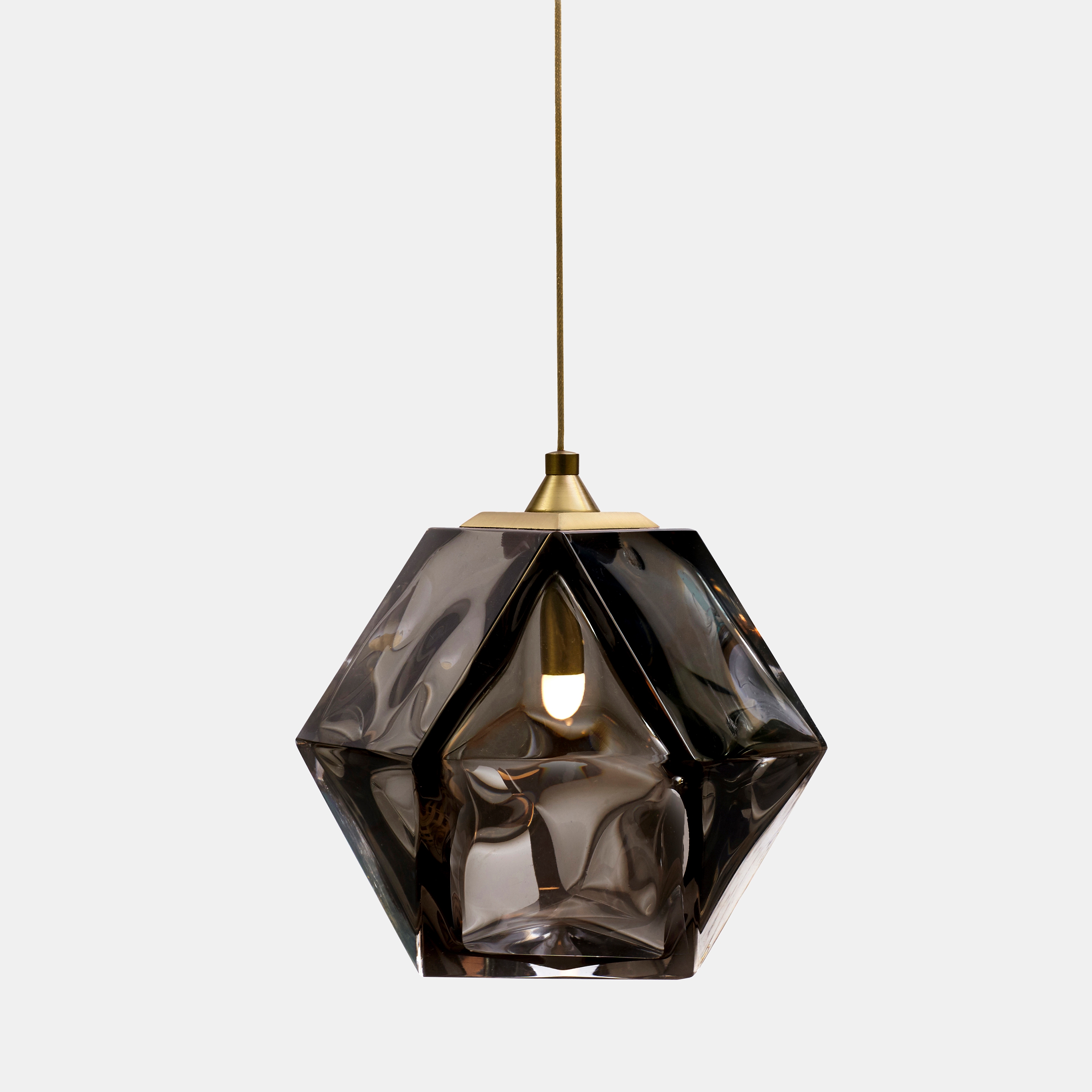 Welles Double-Blown Glass Pendant