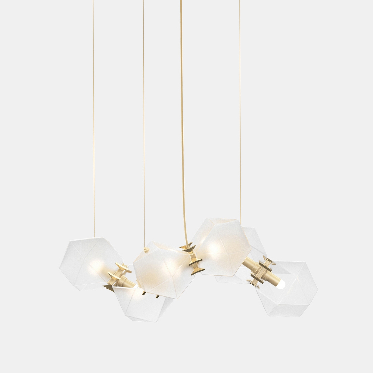 Mostra il prodotto Welles Glass Long Chandelier 6 del produttore Gabriel Scott