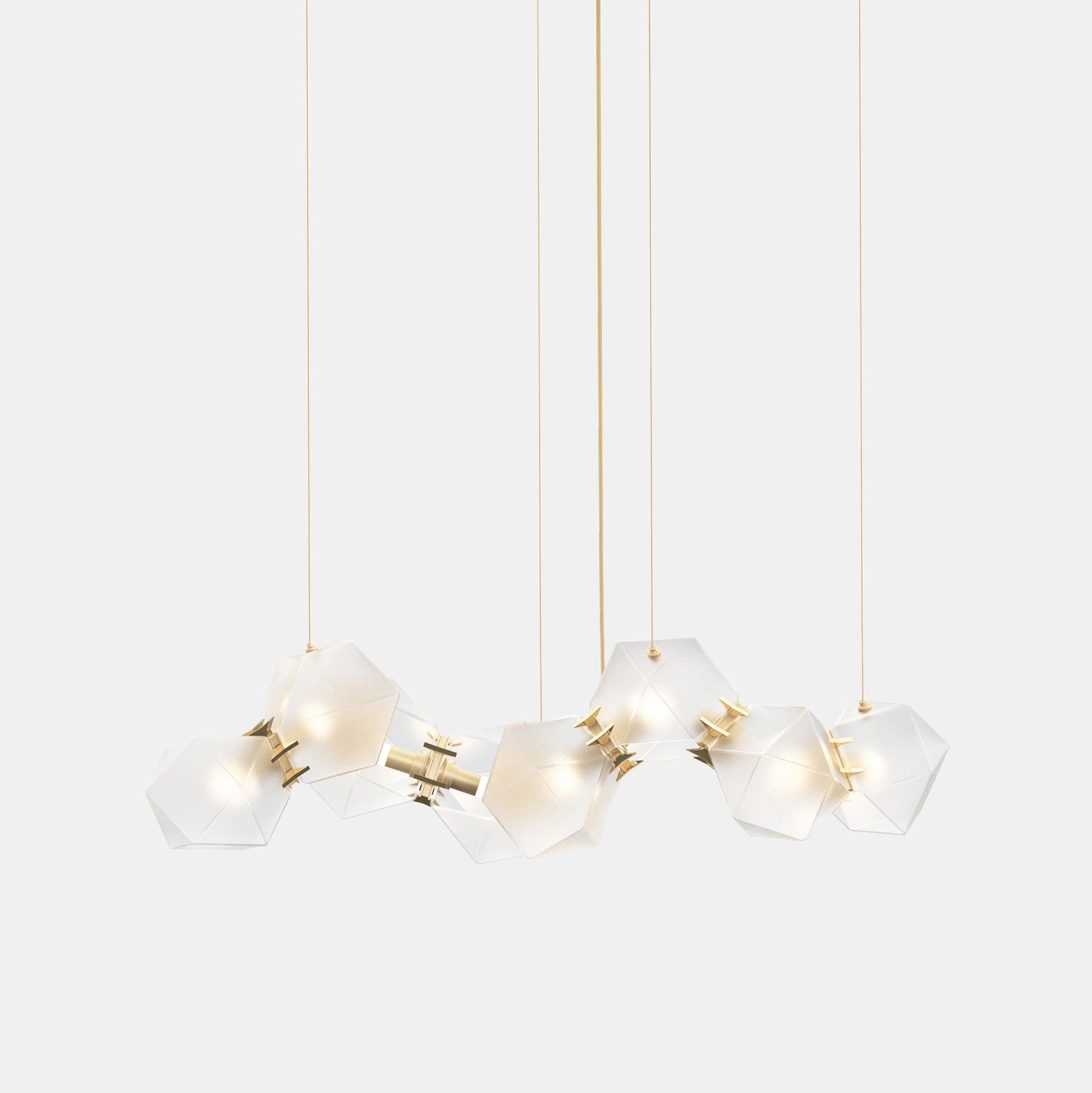 Mostra il prodotto Welles Glass Long Chandelier 8 del produttore Gabriel Scott