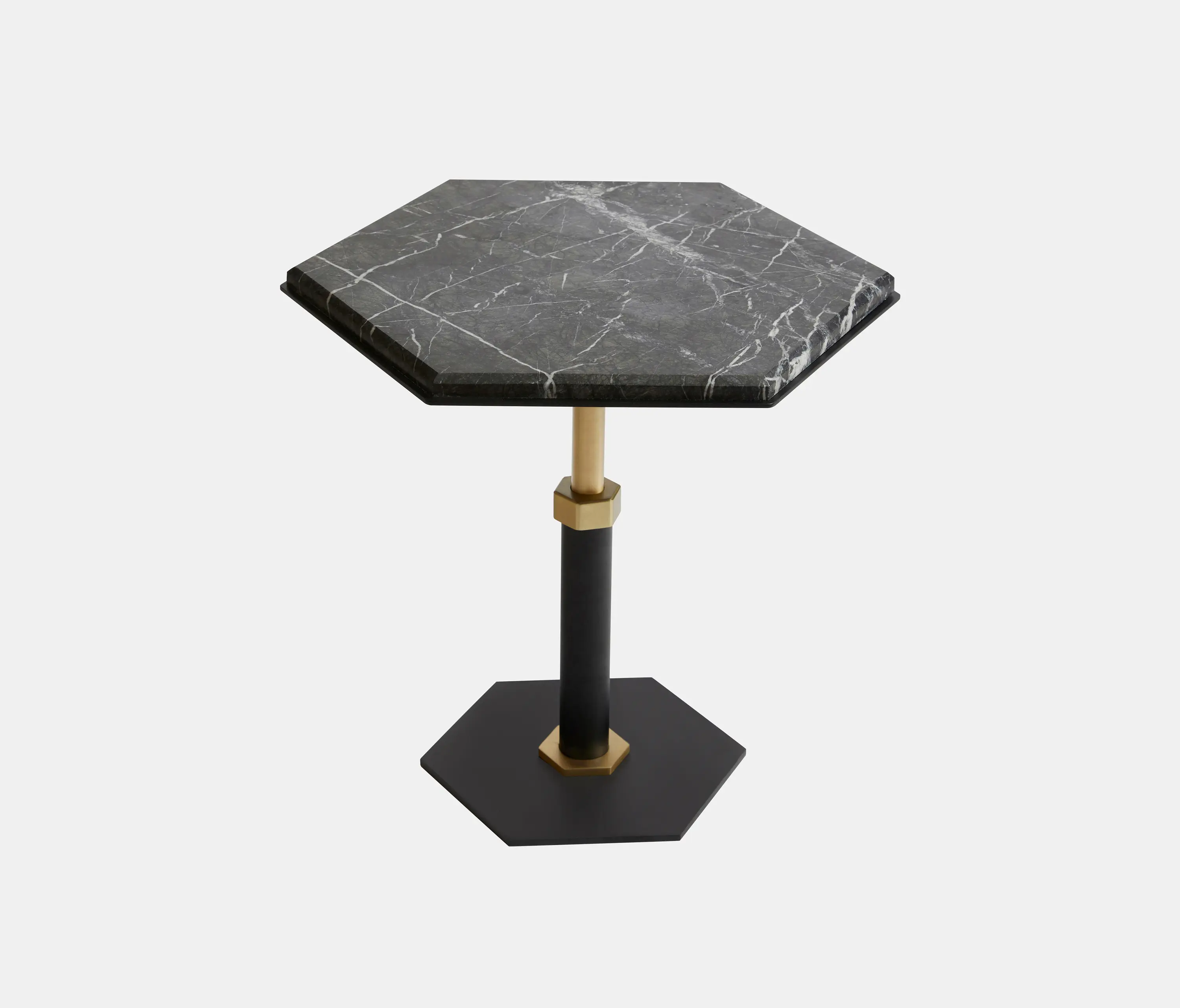 Gabriel Scott - Pedestal Hexagon Side Table
