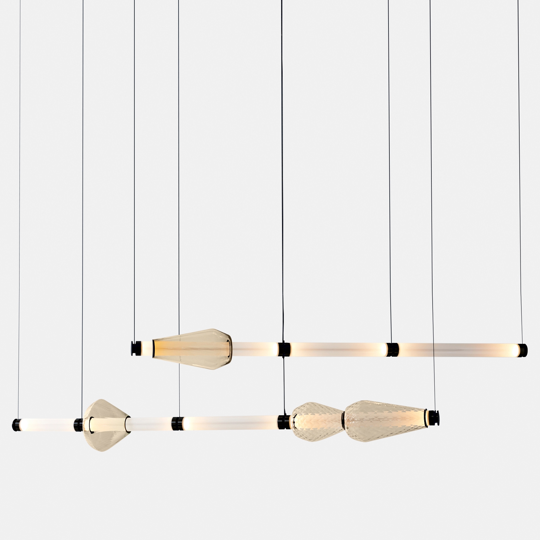 Luna Kaleido Chandelier XL 2 Tier Option B