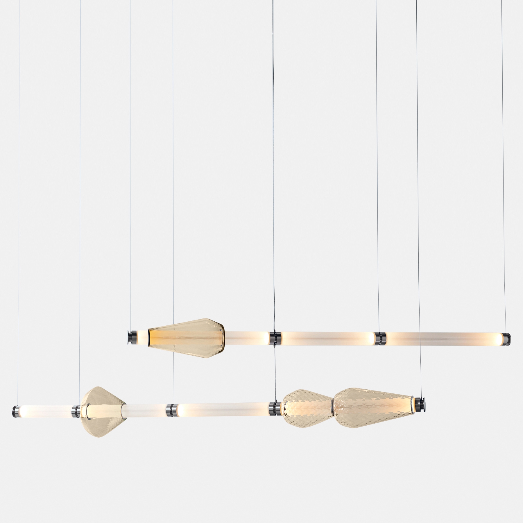 Luna Kaleido Chandelier XL 2 Tier Option B