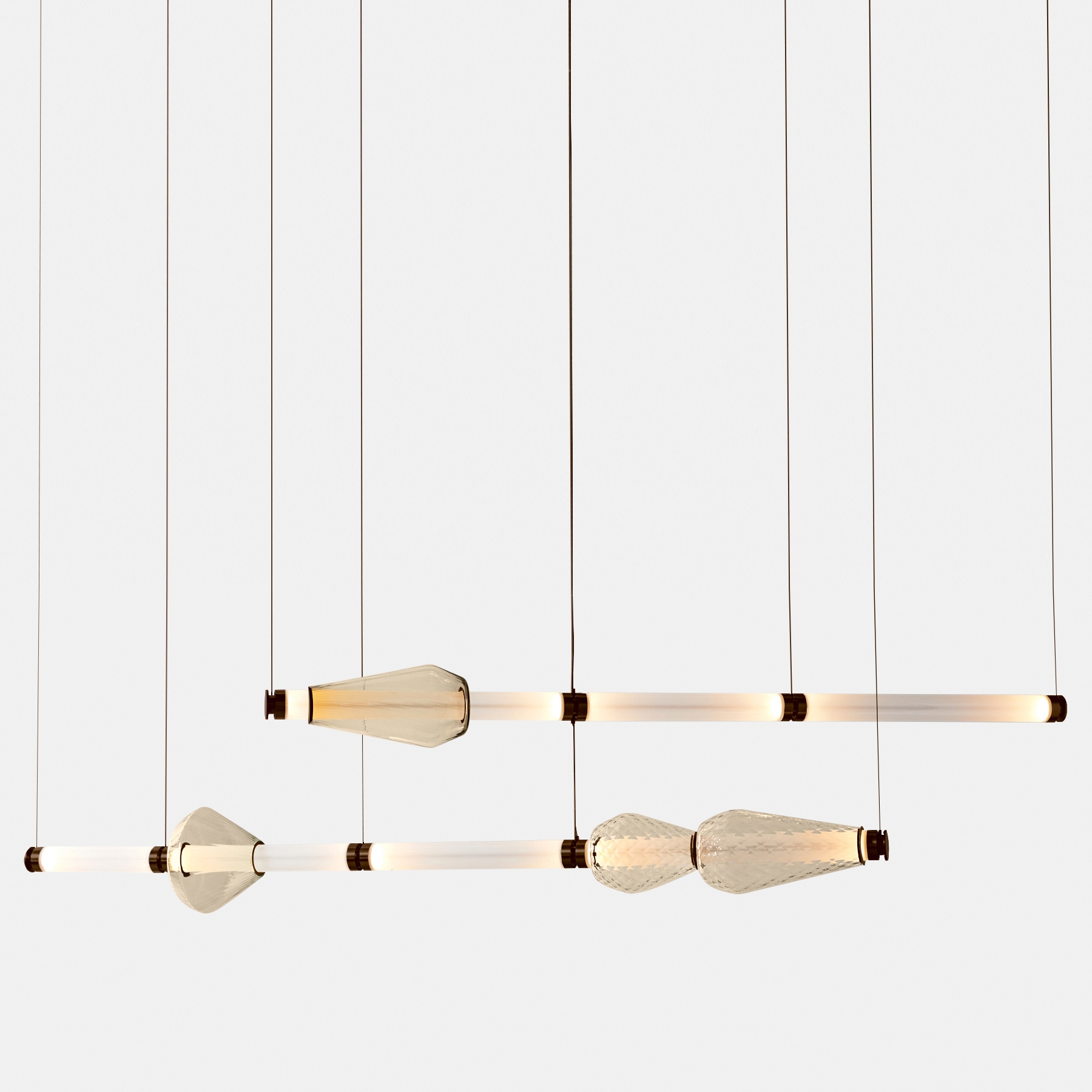 Luna Kaleido Chandelier XL 2 Tier Option B
