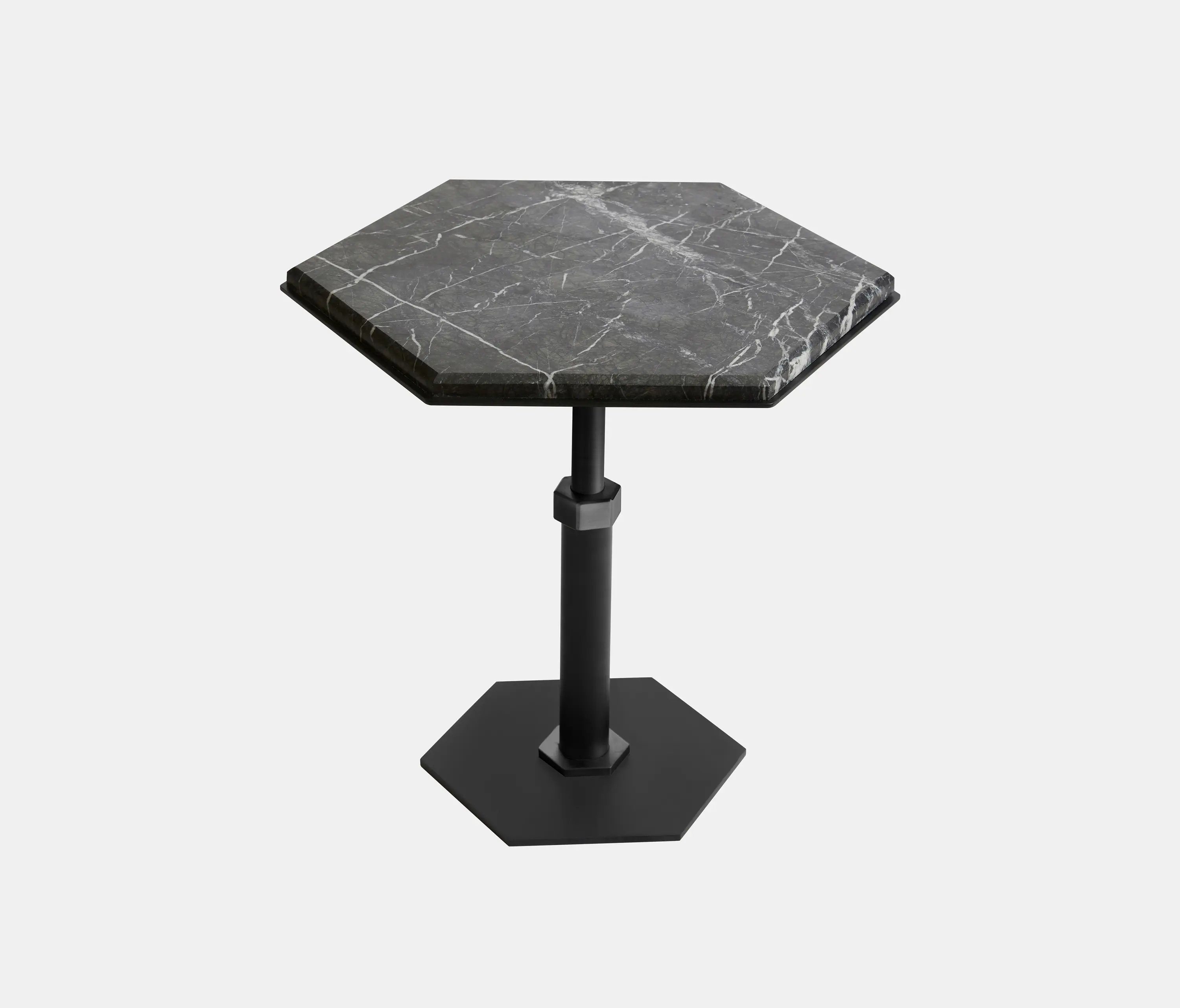 Gabriel Scott - Pedestal Hexagon Side Table