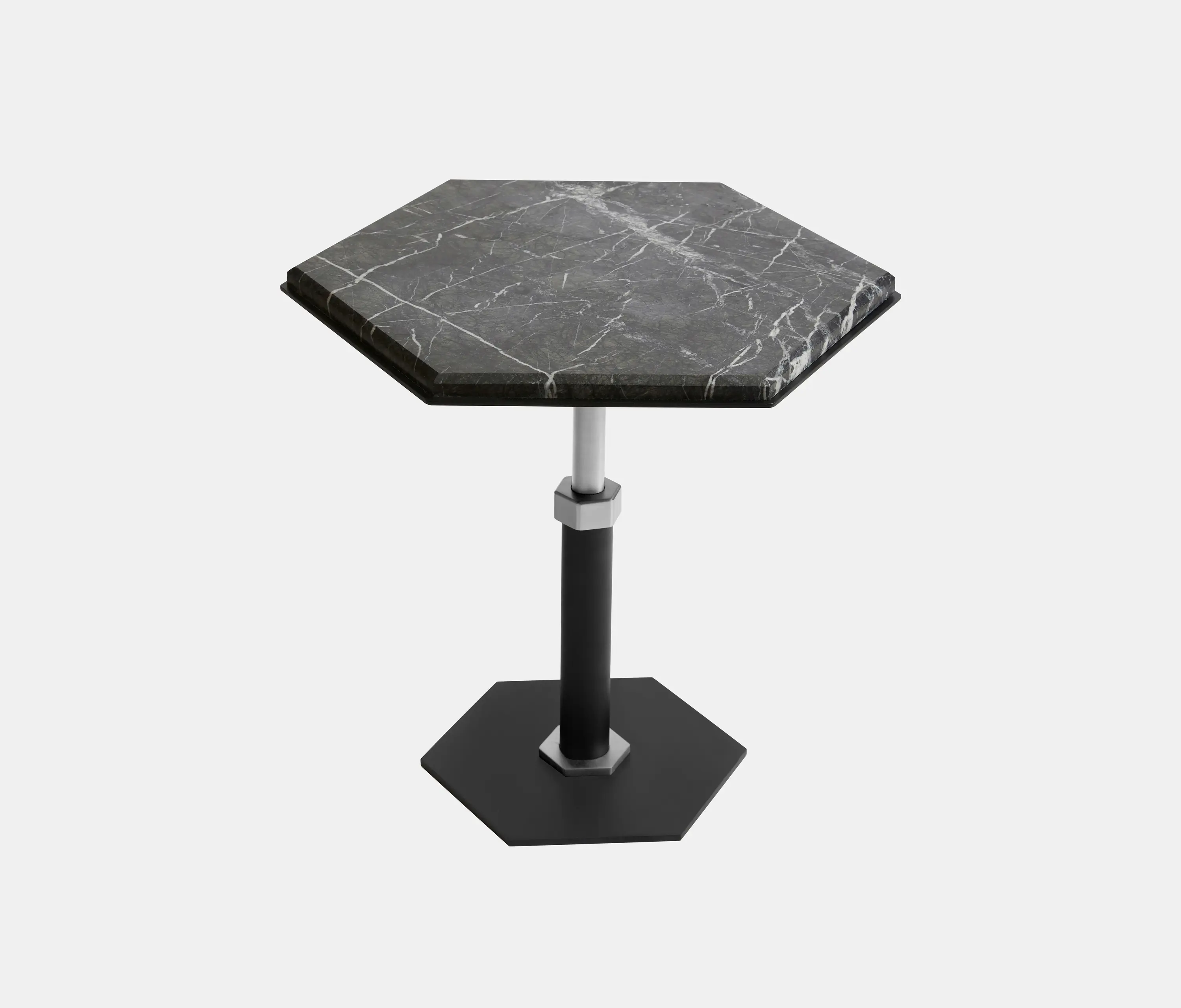 Gabriel Scott - Pedestal Hexagon Side Table