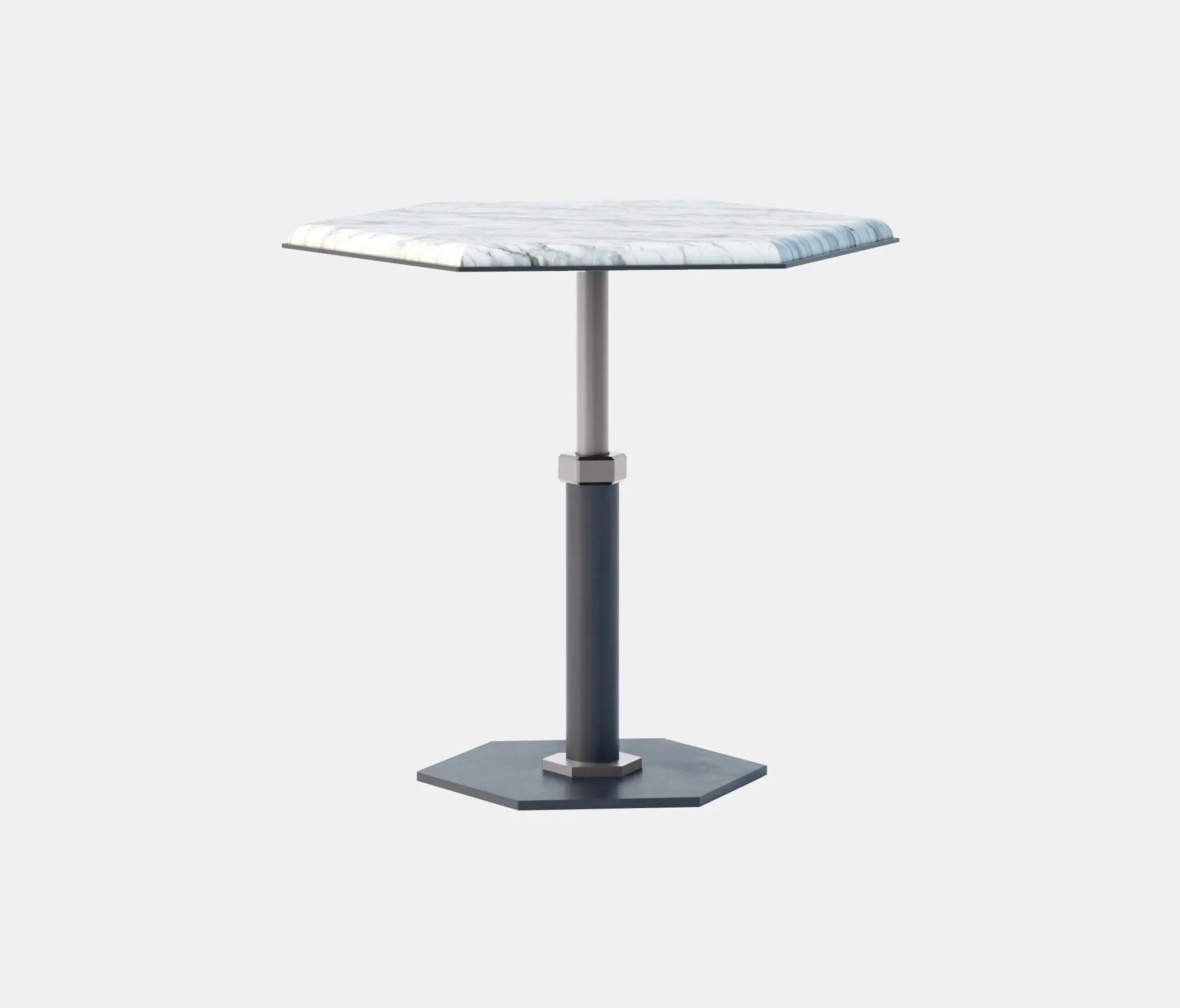 Gabriel Scott - Pedestal Hexagon Side Table