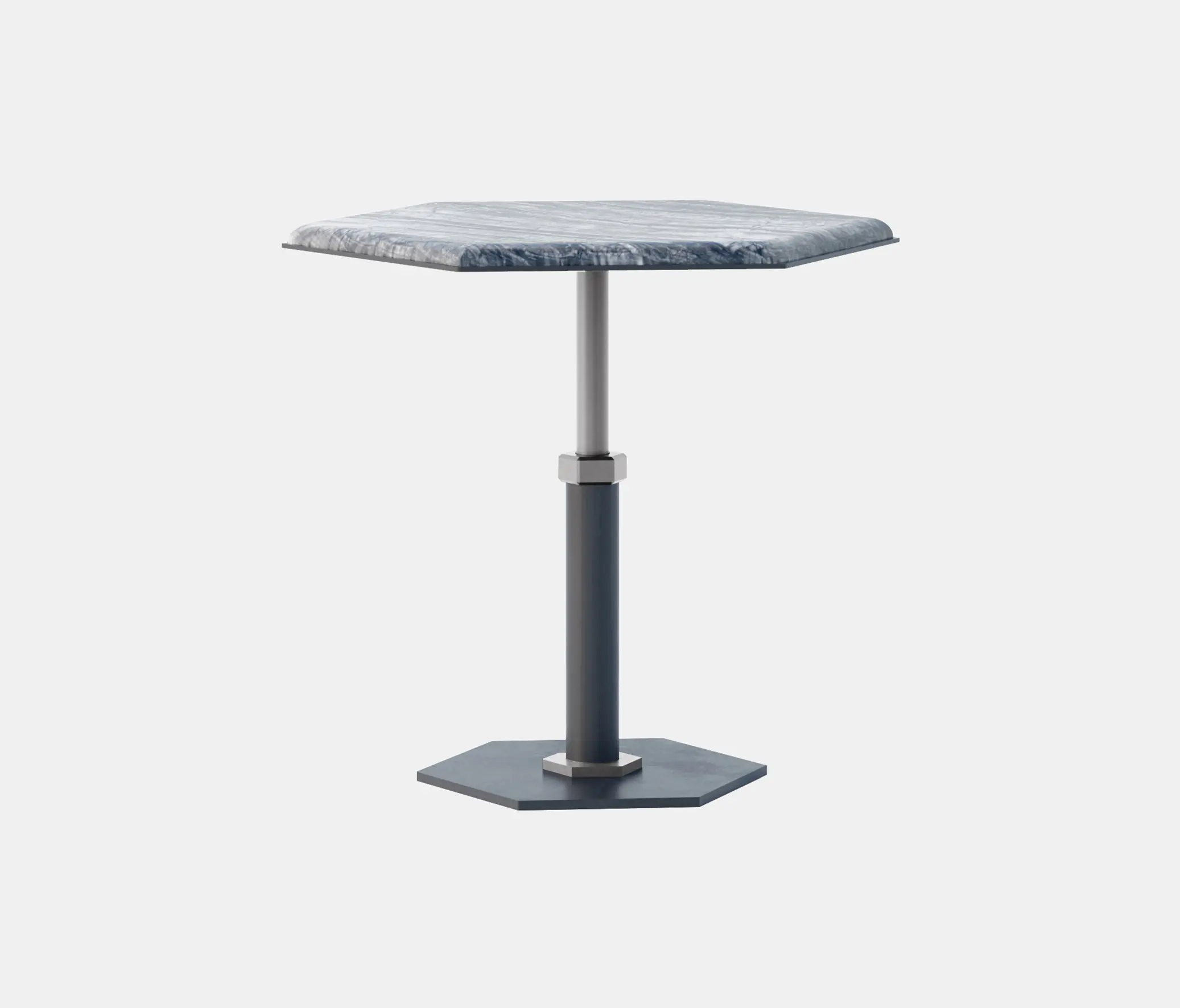 Gabriel Scott - Pedestal Hexagon Side Table