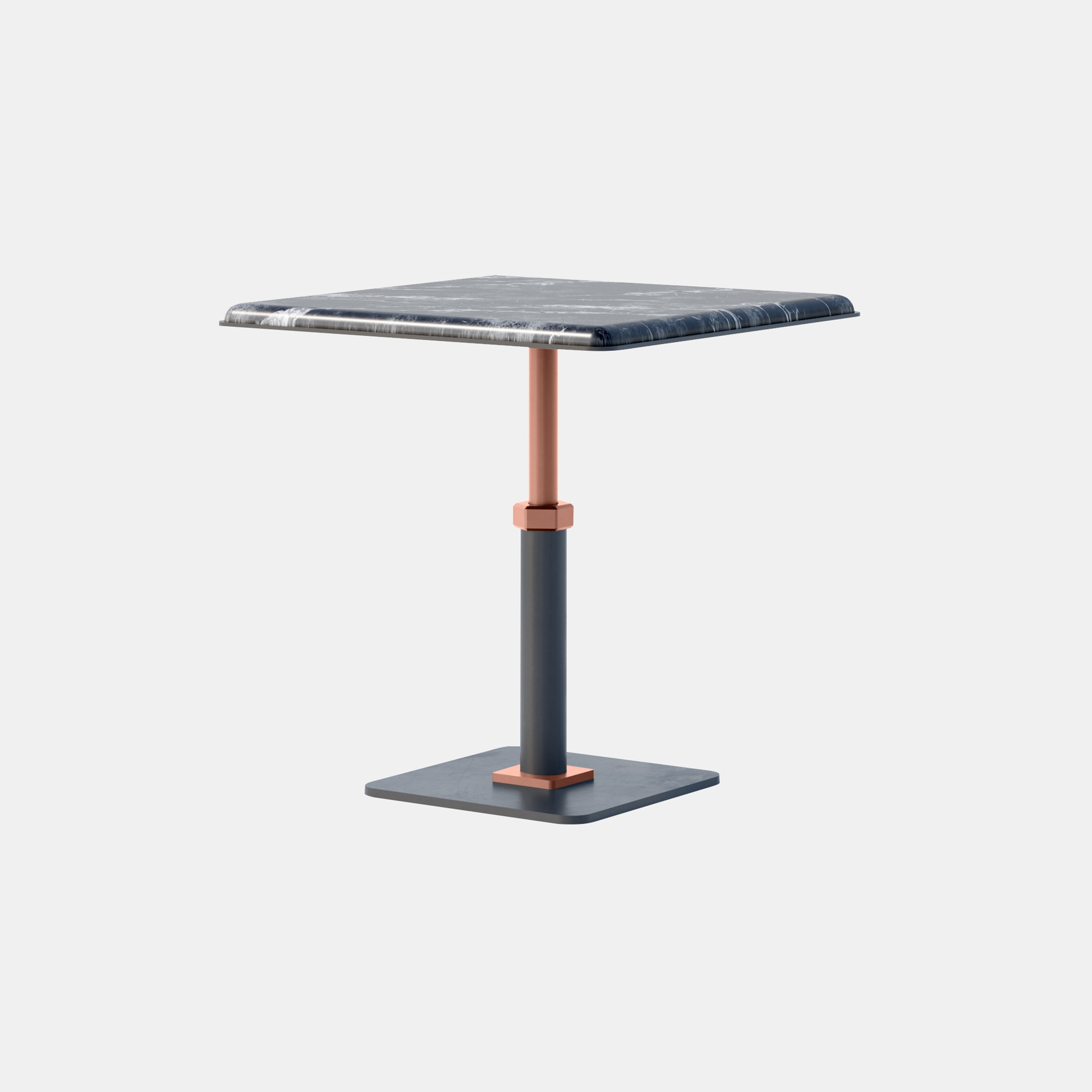 Pedestal Square Side Table