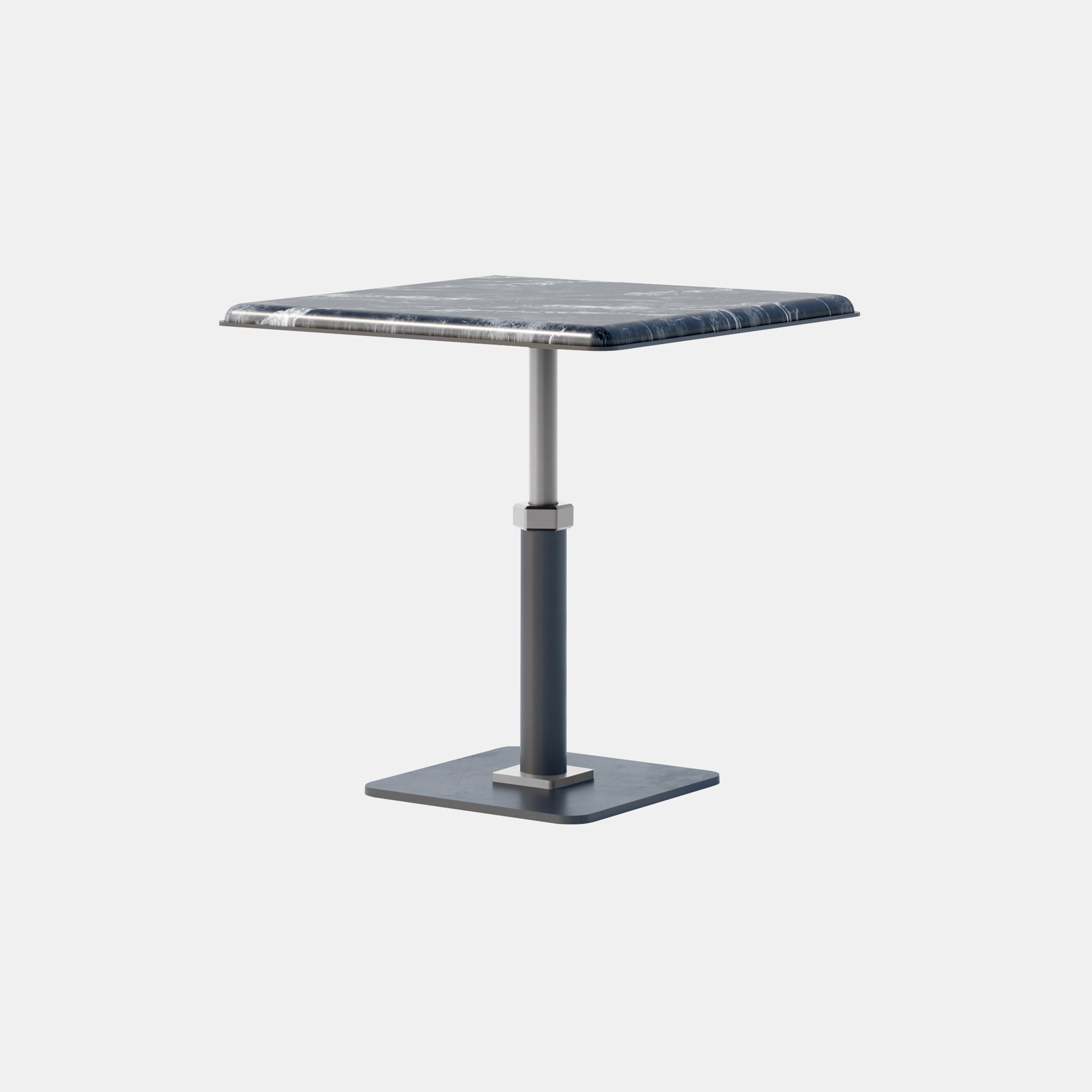 Pedestal Square Side Table
