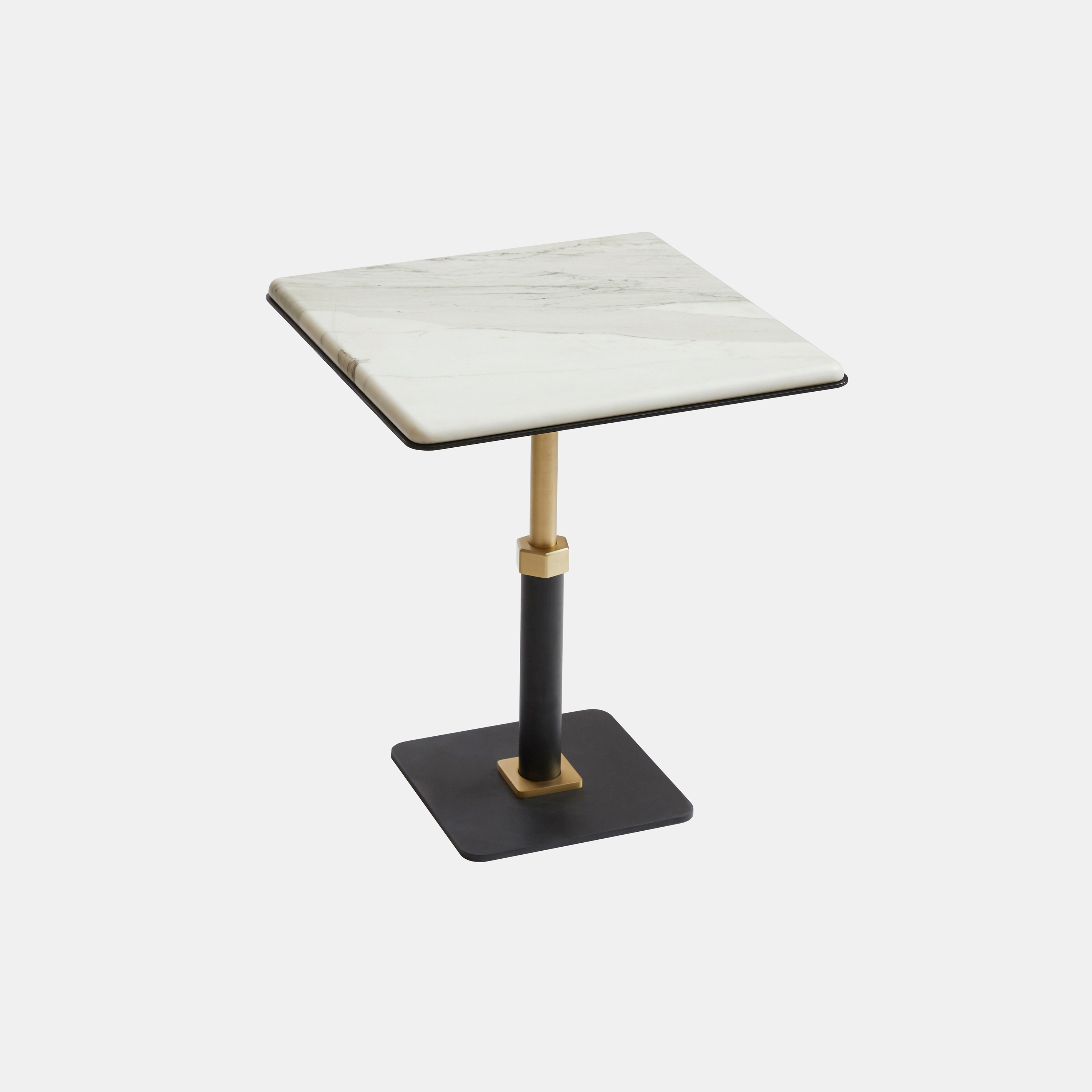 Pedestal Square Side Table