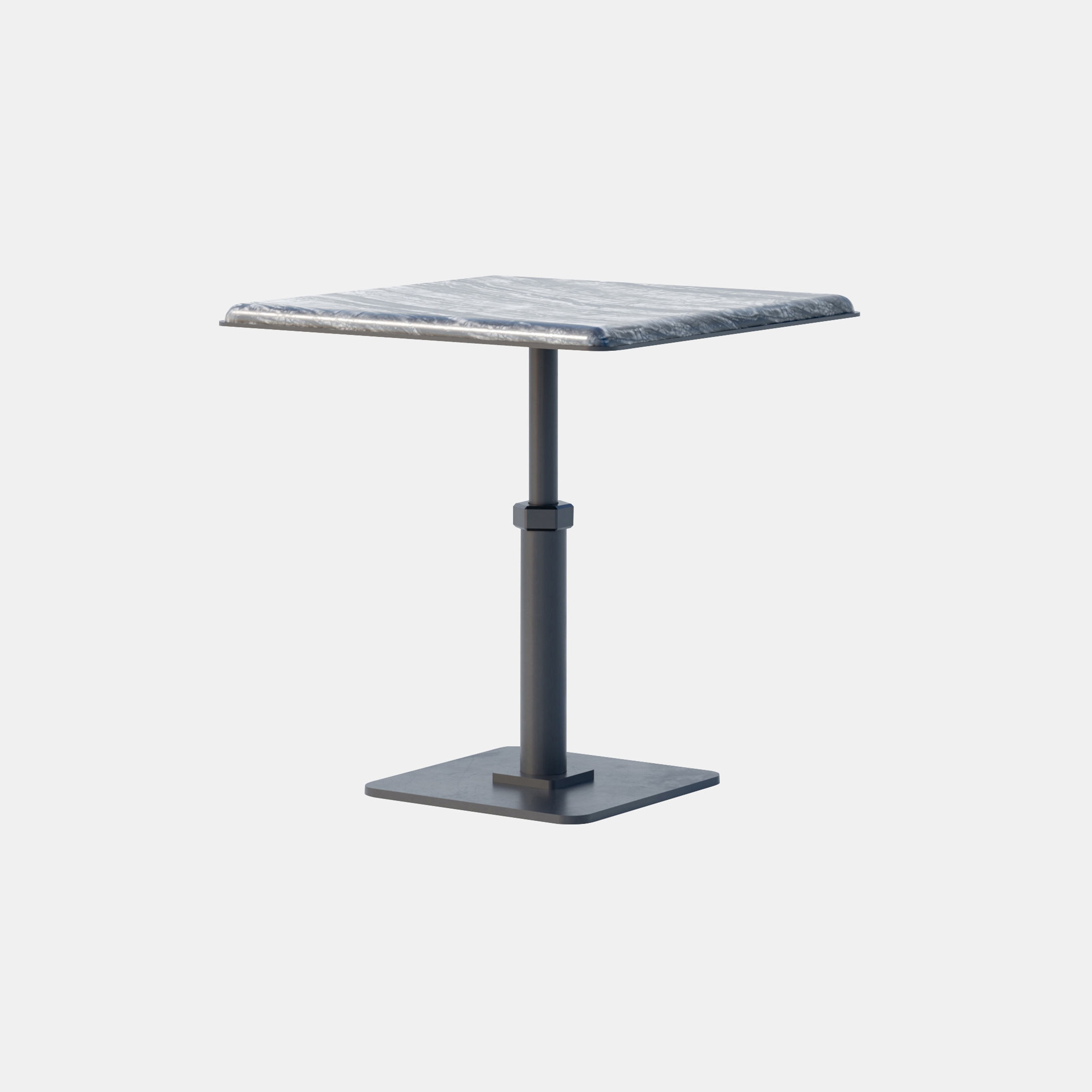 Pedestal Square Side Table