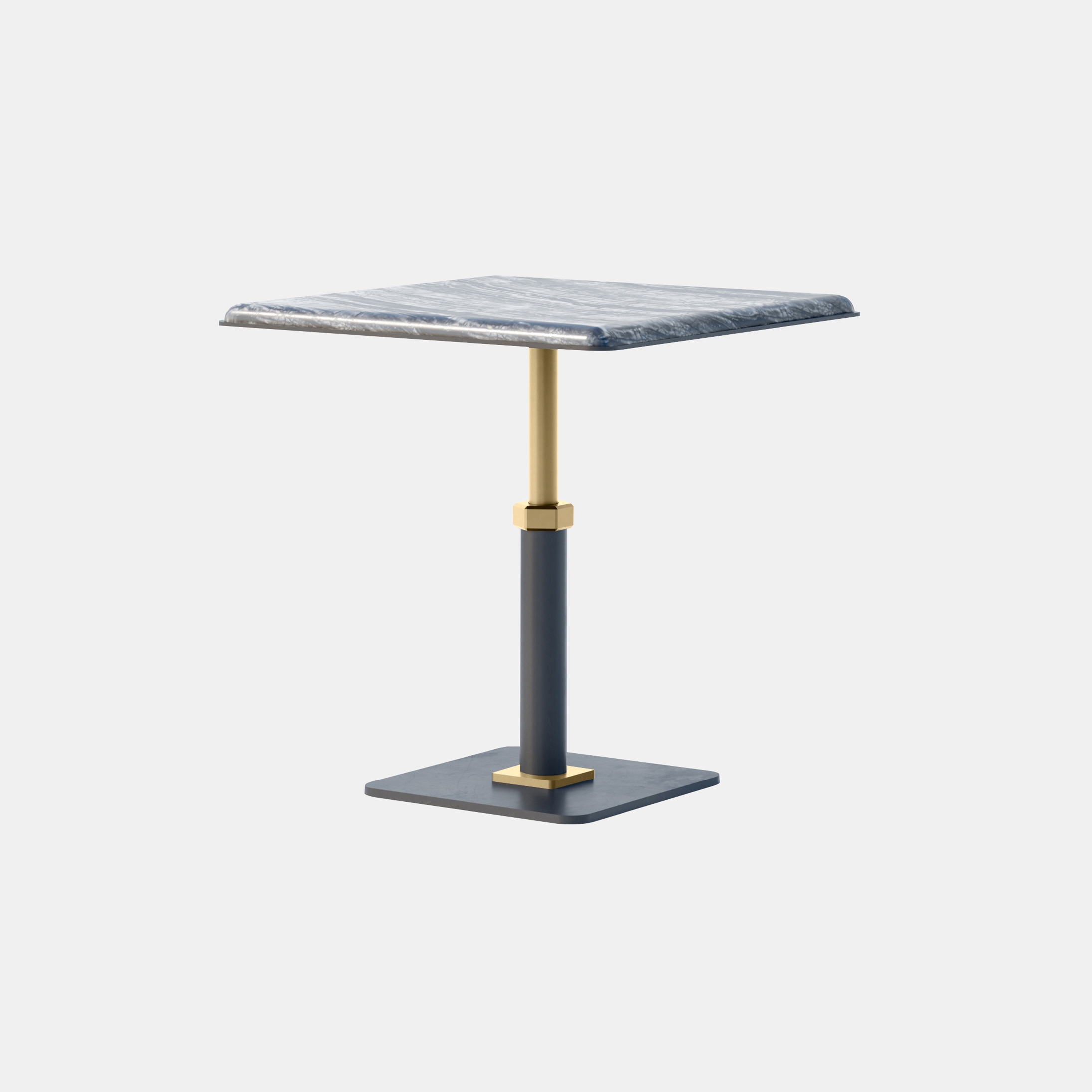 Pedestal Square Side Table