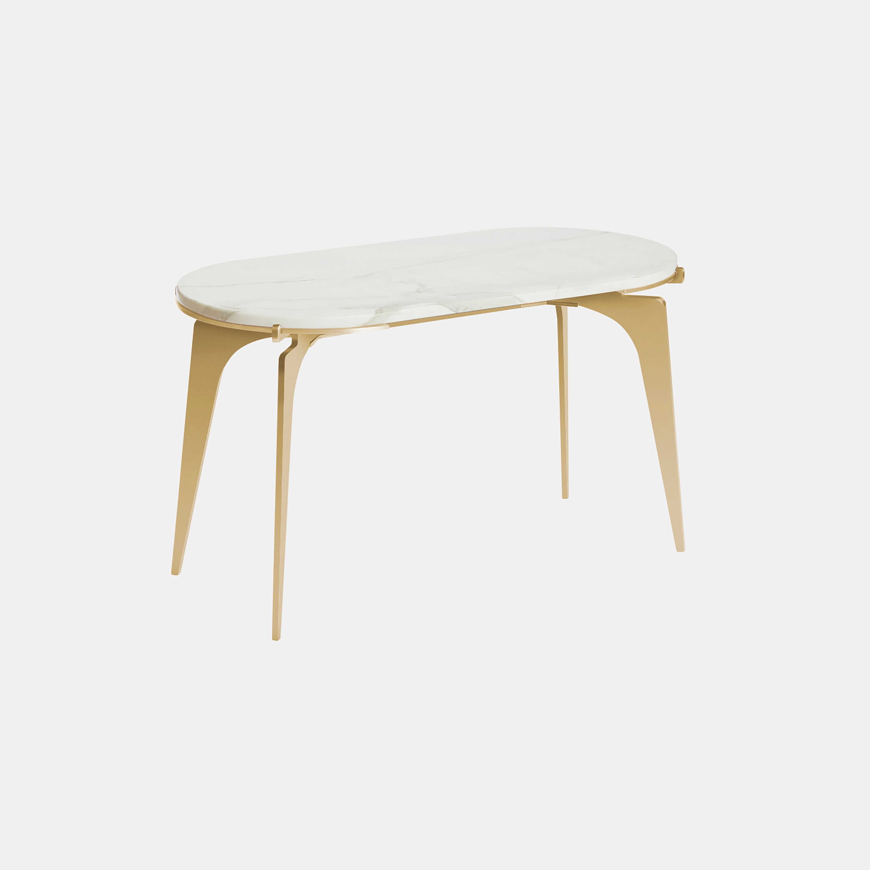 Prong Racetrack Side Table