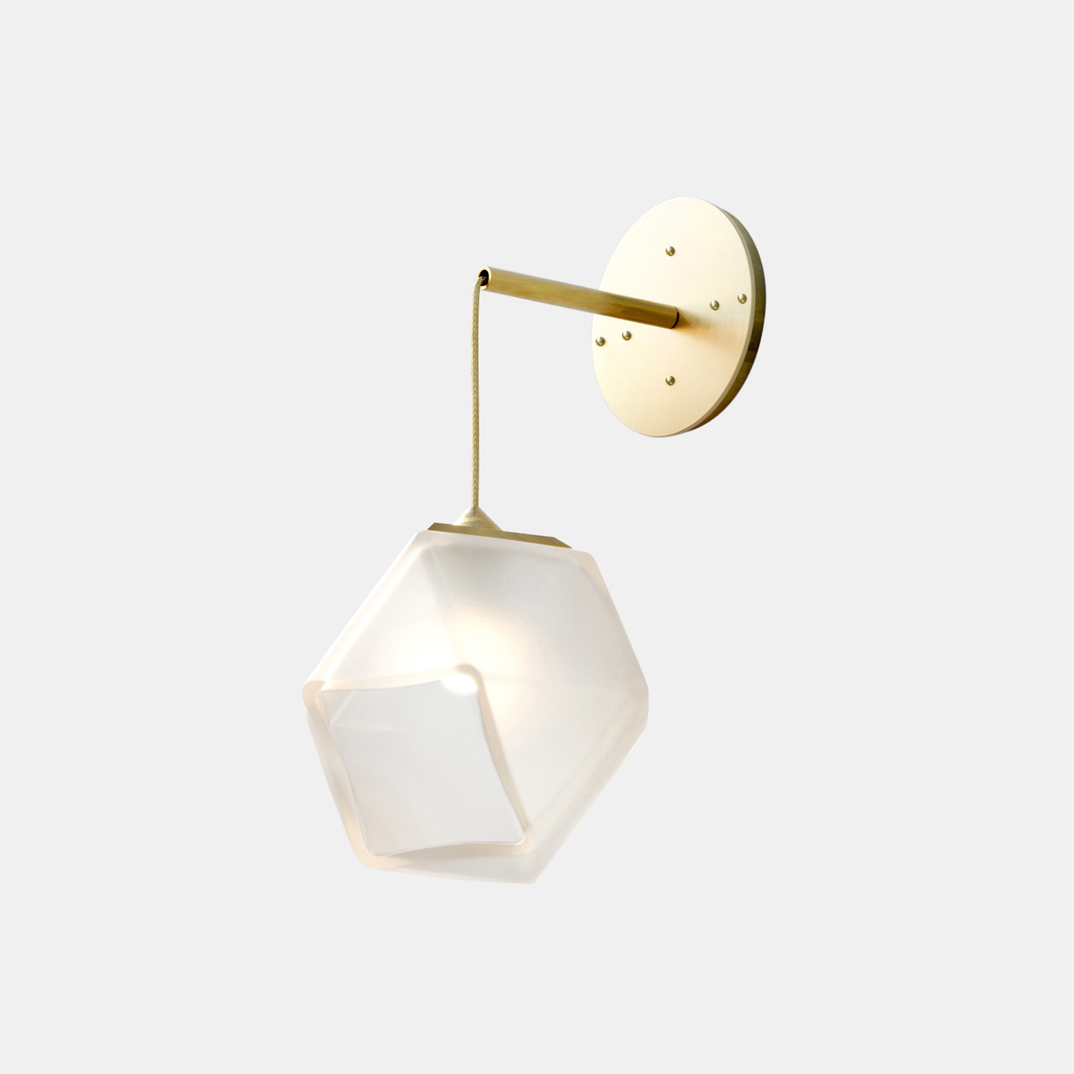 Mostrar el producto Welles Double-blown Glass Hanging Sconce del fabricante Gabriel Scott
