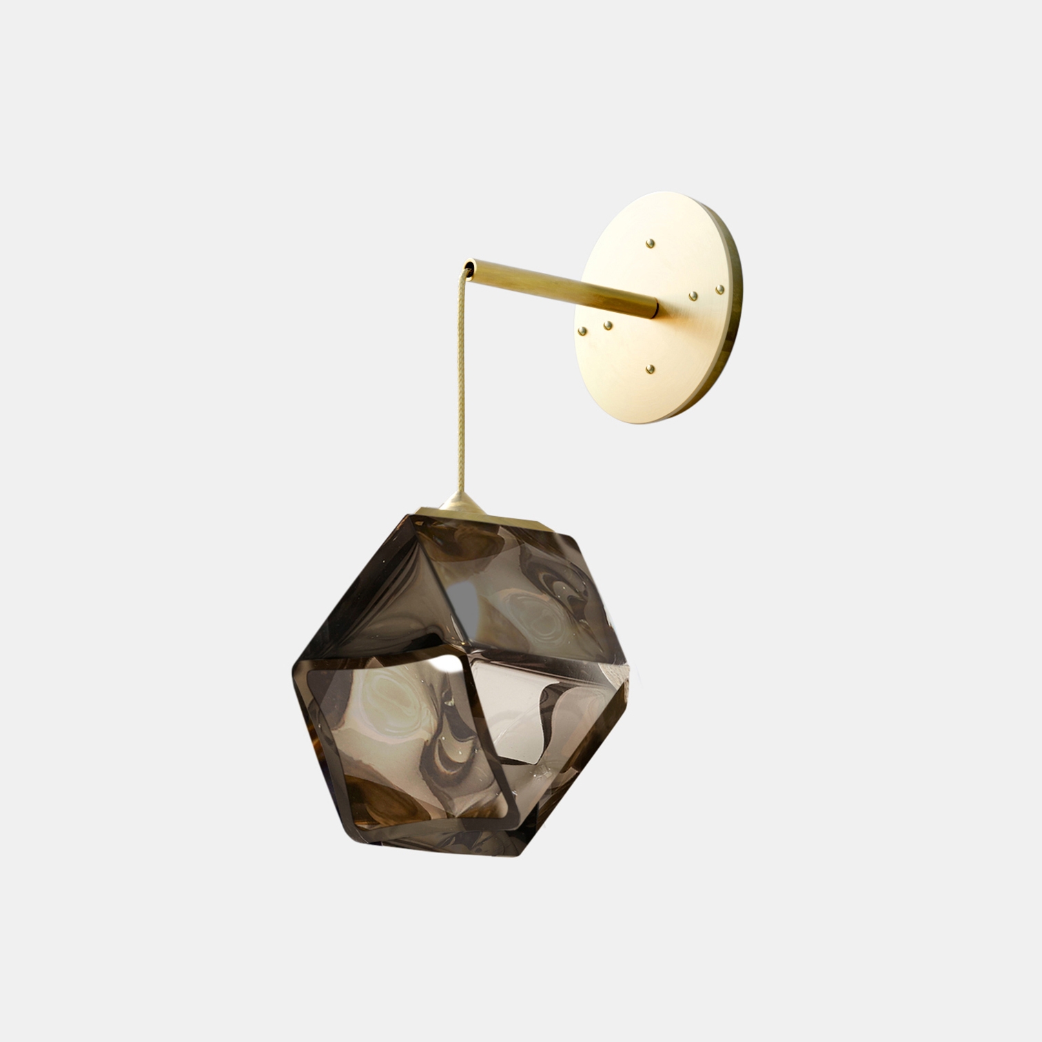 Welles Double-blown Glass Hanging Sconce