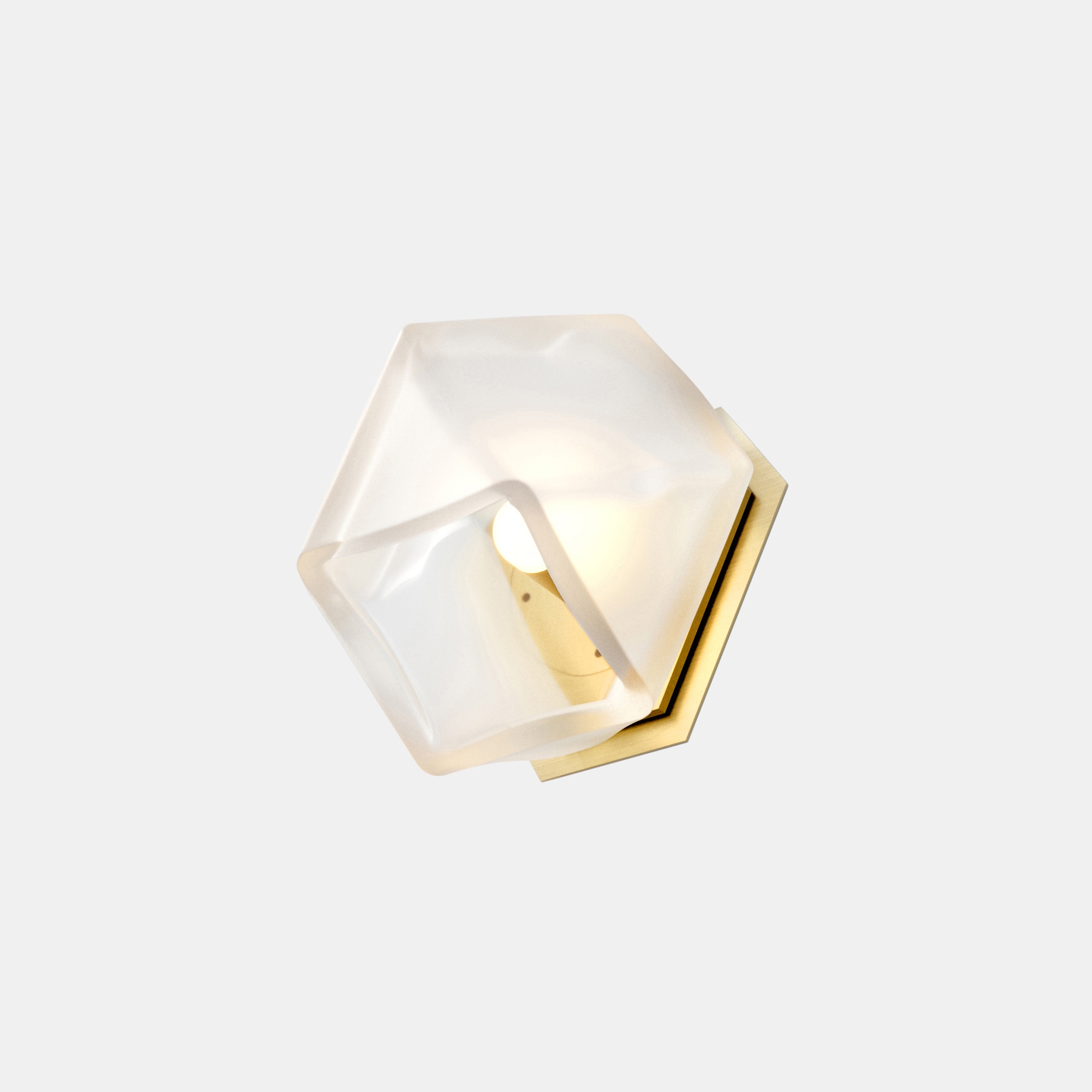 Welles Double-Blown Glass Sconce