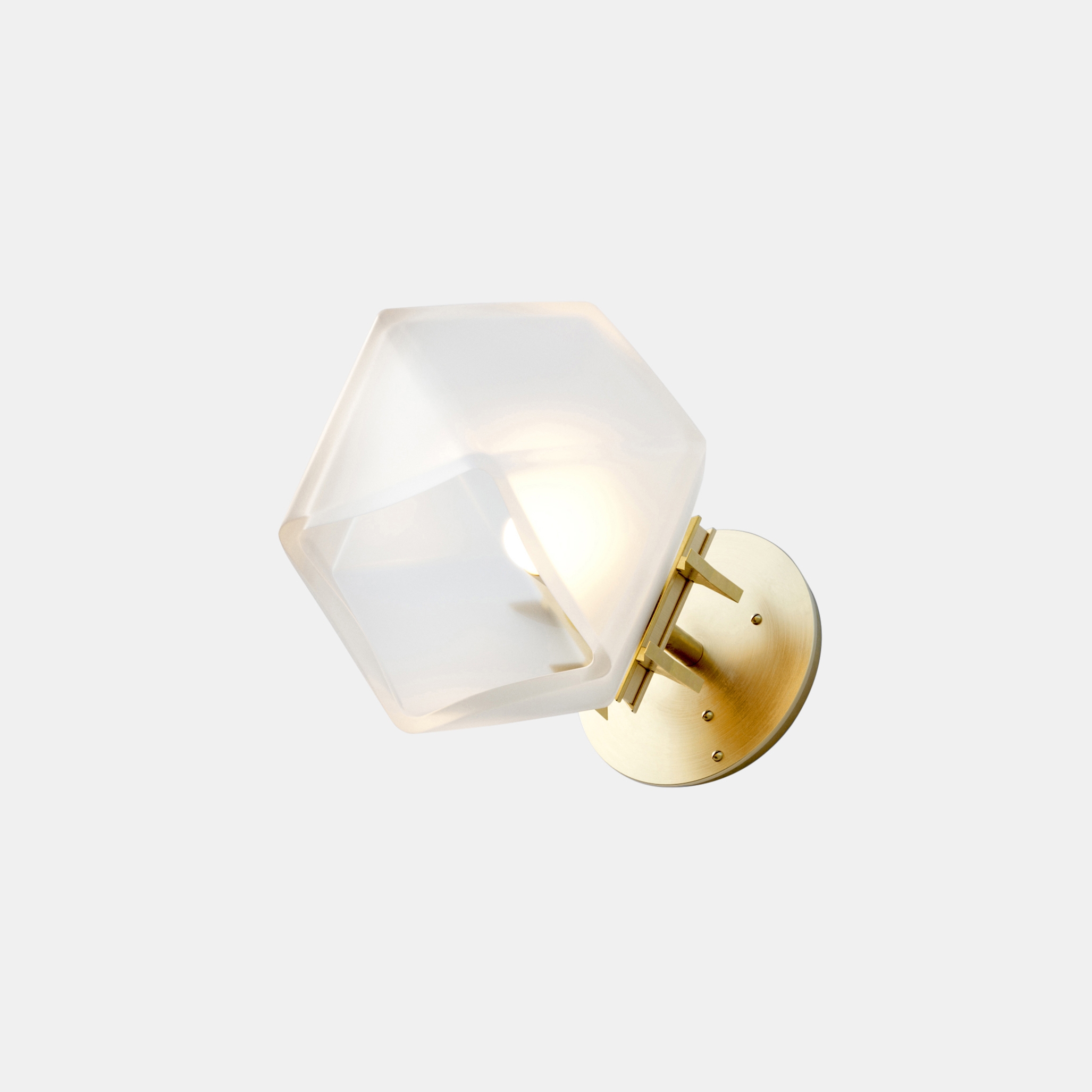 Mostrar el producto Welles Glass Single Wall Sconce del fabricante Gabriel Scott