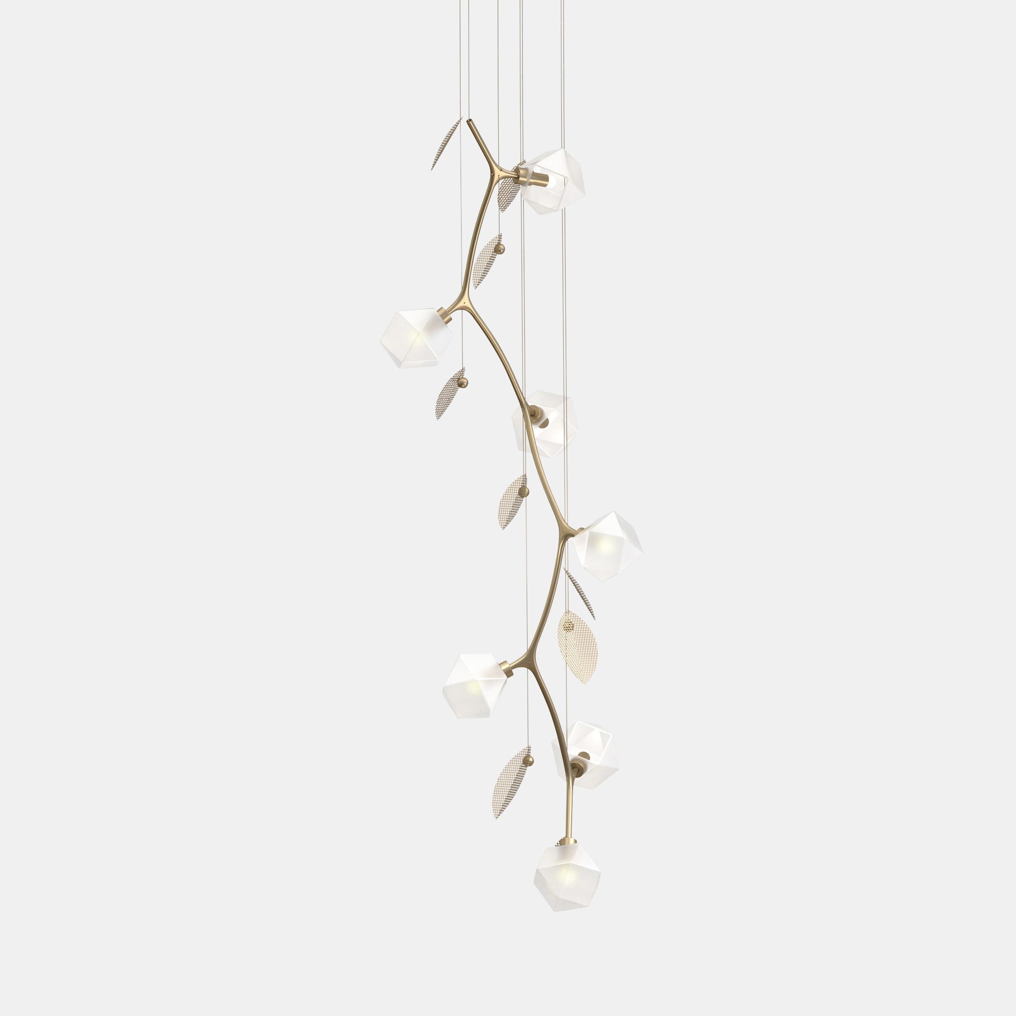 Mostrar el producto Welles Vertical Chandelier 7 by Michelle Gerson del fabricante Gabriel Scott