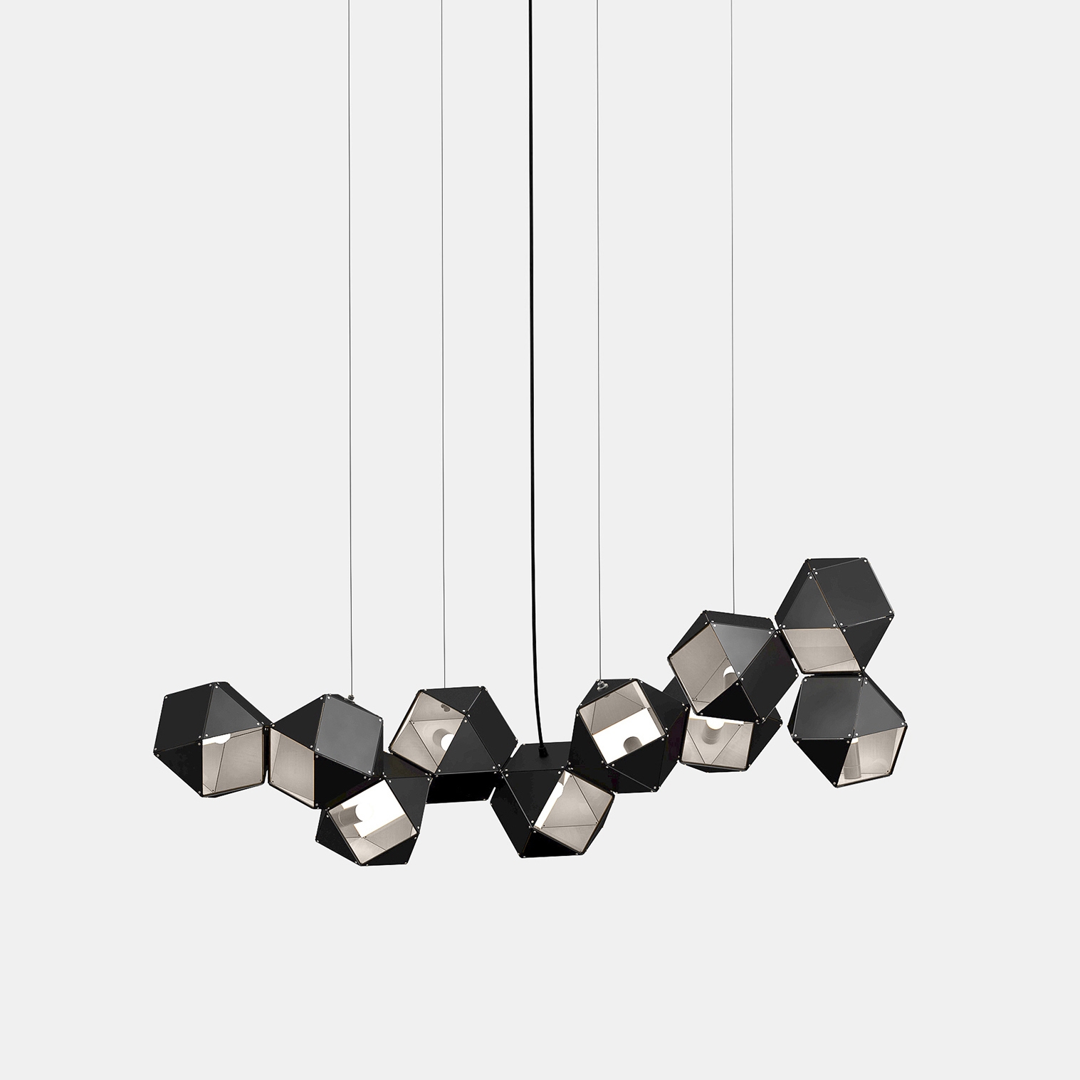 Welles Steel Long Chandelier 10