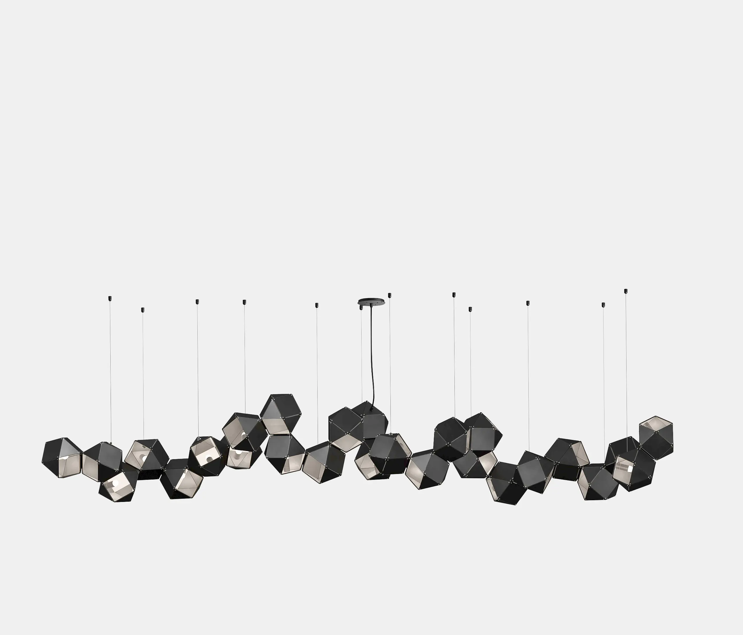 Gabriel Scott - Welles Steel Long Chandelier 26
