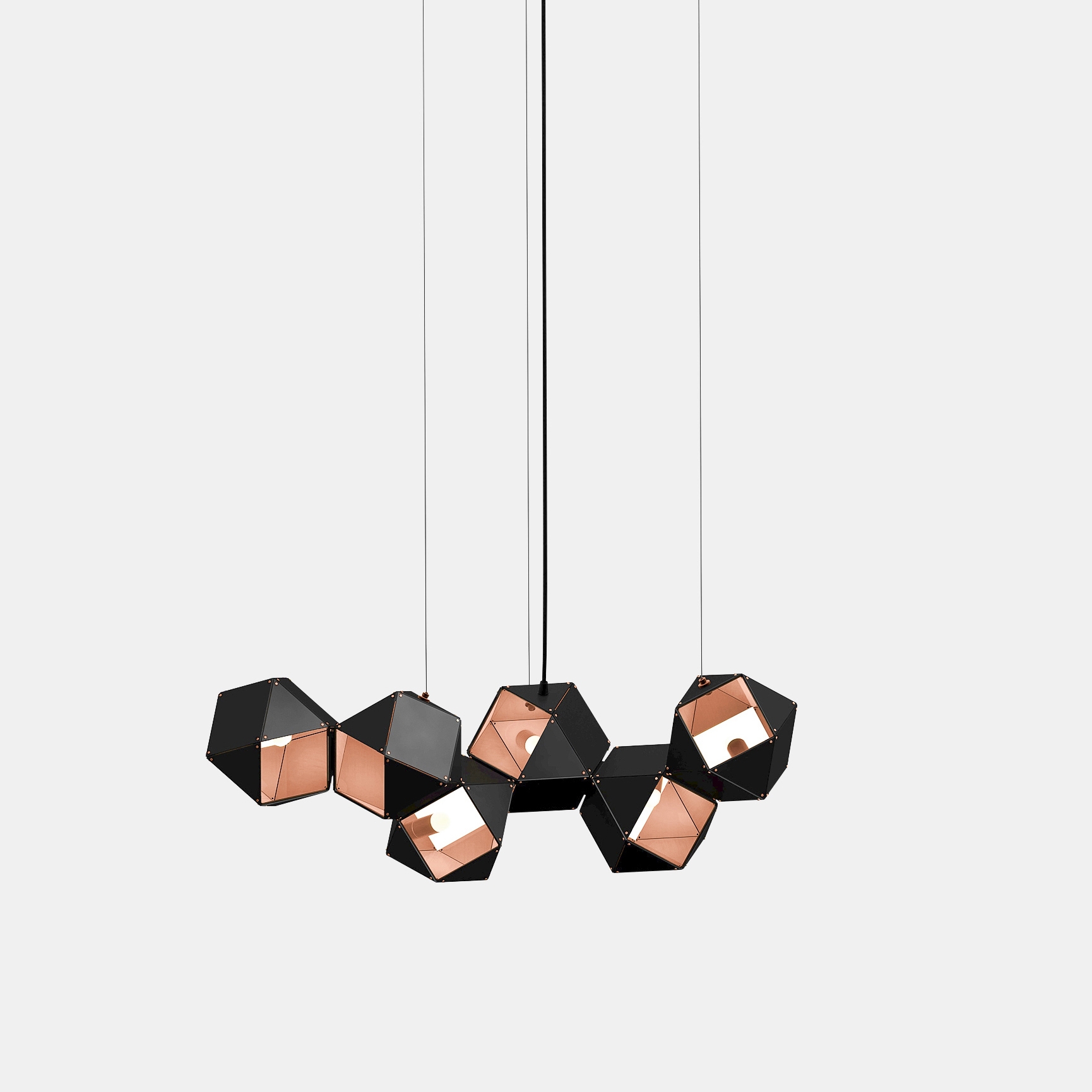 Welles Steel Long Chandelier 6