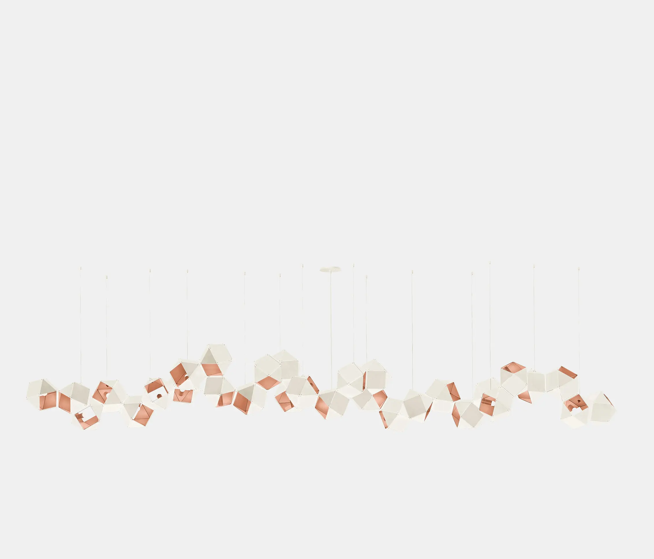 Gabriel Scott - Welles Glass Long Chandelier 30
