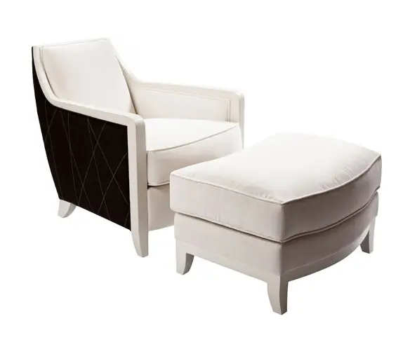 Powell & Bonnell - Davenport Chair and Ottoman