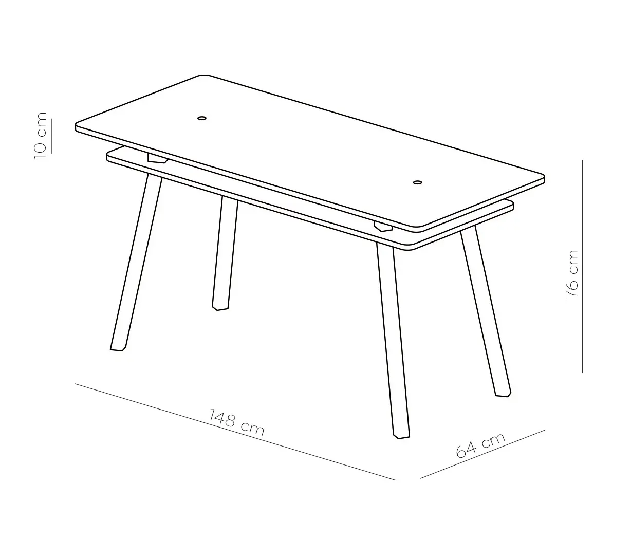 pliet - Twain - Table MPX