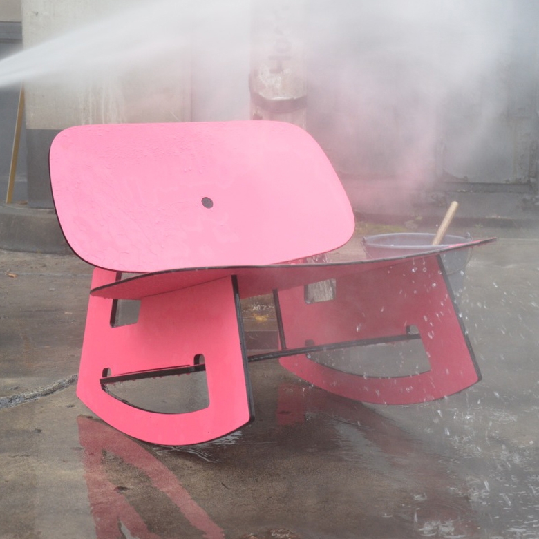Display product Lobbyist Rocker - Rocking Chair HPL from manufacturer pliet